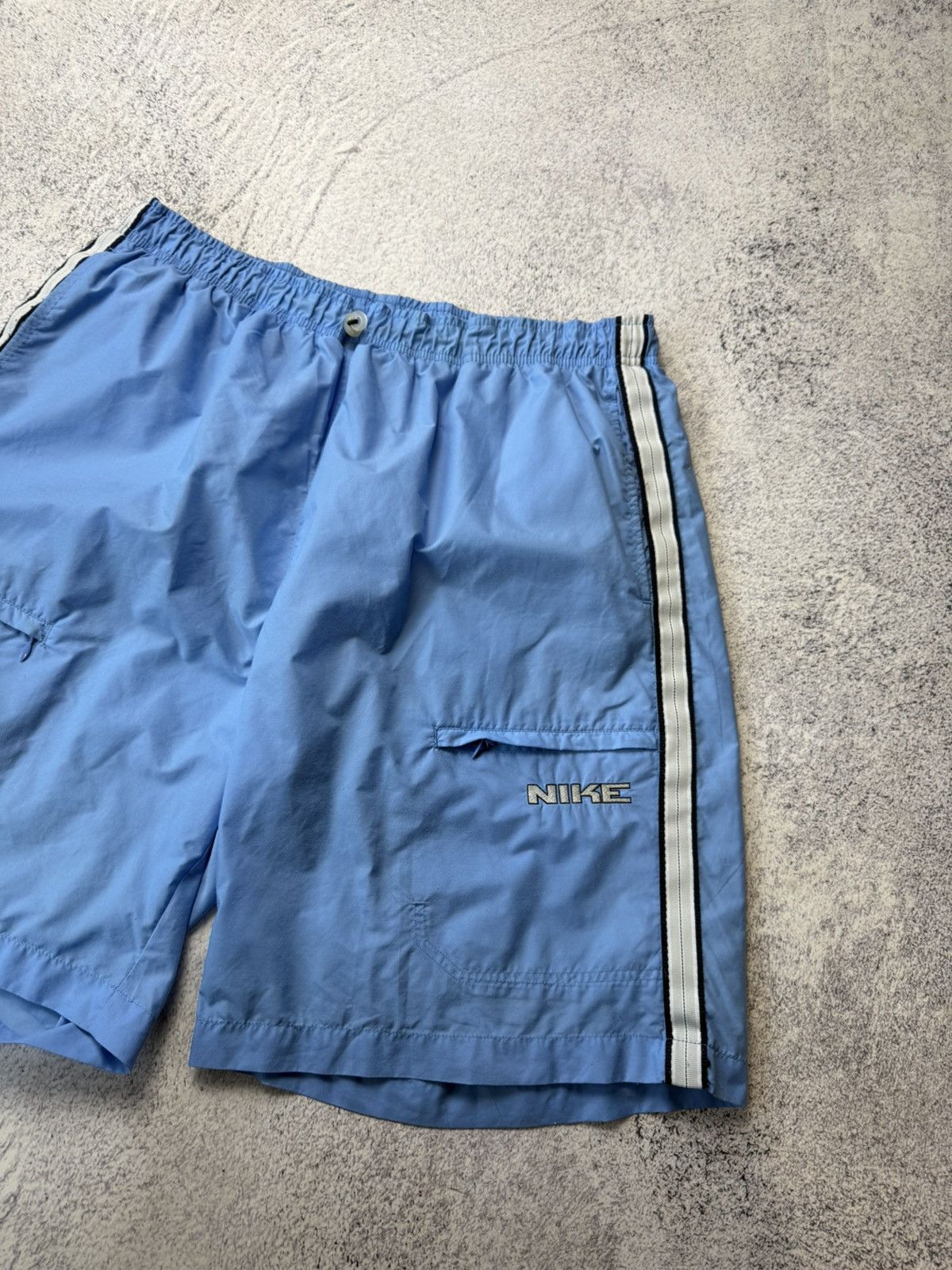 Nike Vintage Nike Nylon Shorts USA Mini Swoosh Drill Y2K Size US 36 / EU 52 - 3 Thumbnail