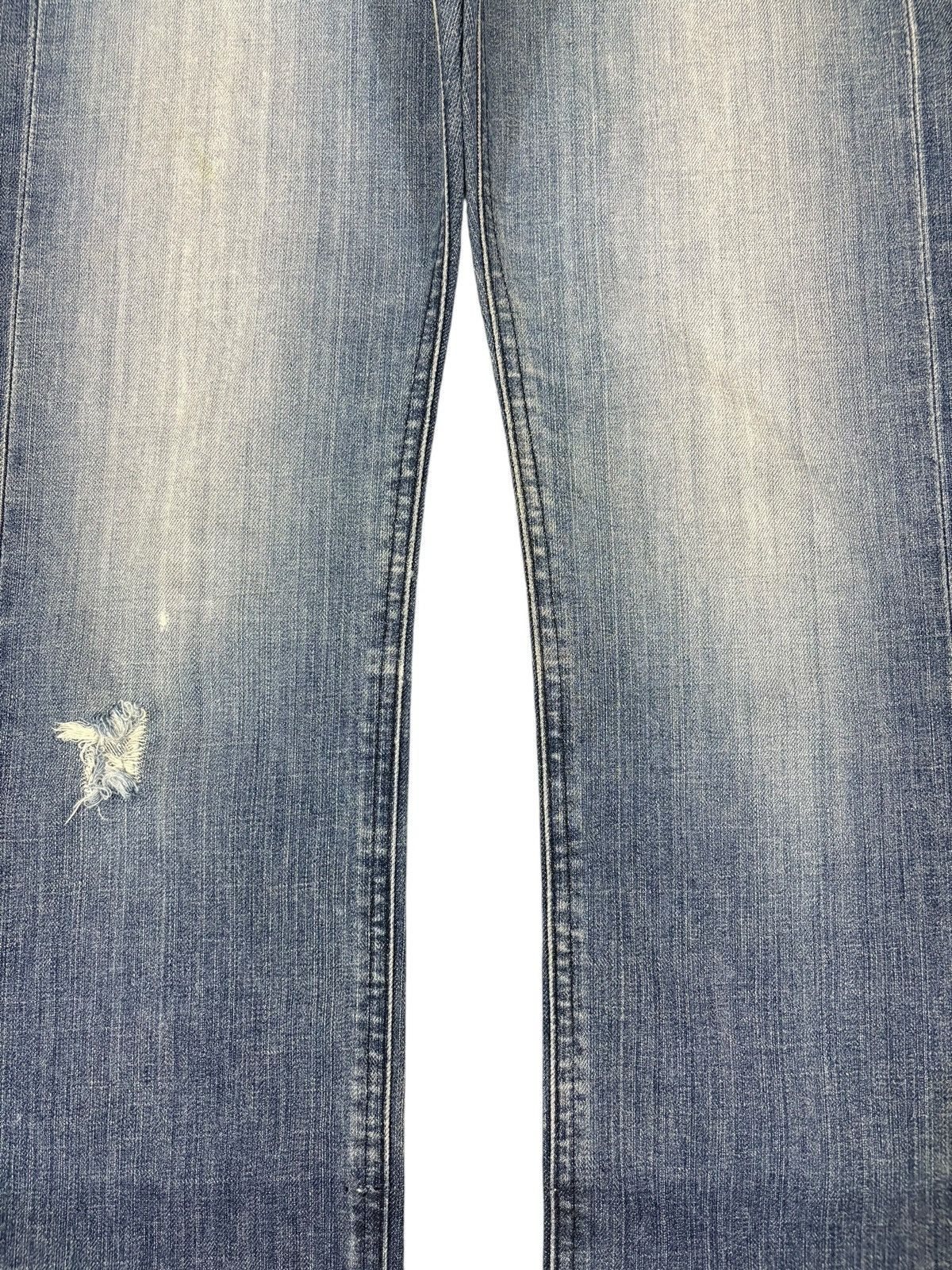 Lee Vintage Lee Lapis Selvedge Distressed Jeans Size US 27 - 6 Thumbnail