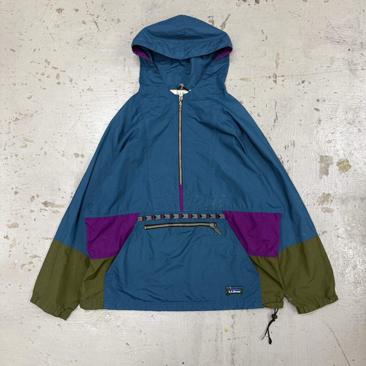 L.L. Bean Vintage L.L Bean Anorak Pullover Half Zipper Jacket Size US L / EU 52-54 / 3 - 1 Thumbnail