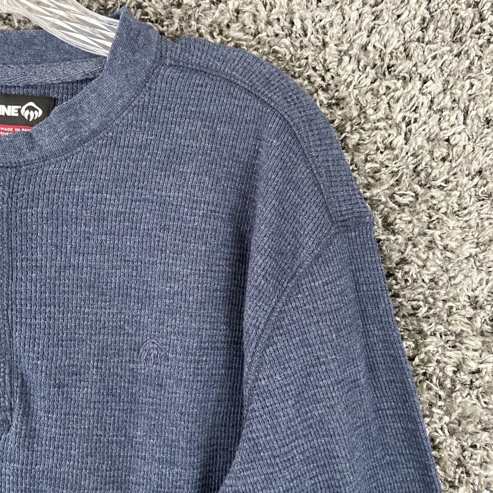 Vintage VINTAGE Wolverine Long Sleeve Shirt Men’s M Blue Thermal Waffle Knit Classic Outdoor Size US M / EU 48-50 / 2 - 4 Thumbnail