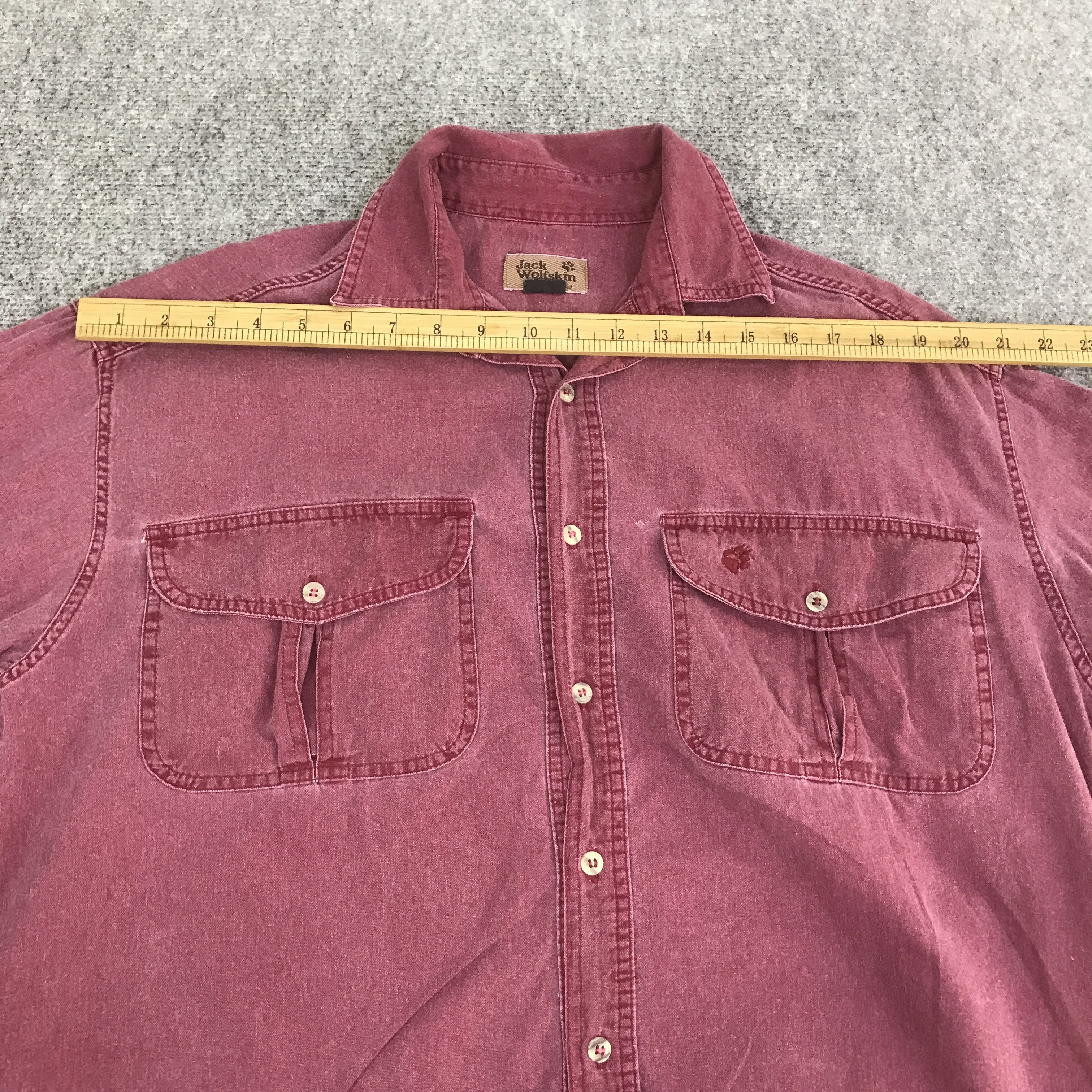 Jack Wolfskin vtg jack wolfskin button up shirt K117B16 Size US L / EU 52-54 / 3 - 5 Thumbnail