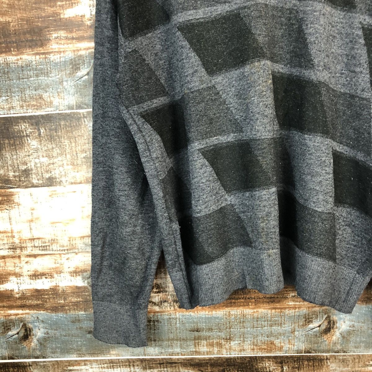 Homespun Knitwear × Japanese Brand Hi Land Grey japan vintage sweatshirt Knitwear #A1670 Size US M / EU 48-50 / 2 - 7 Thumbnail