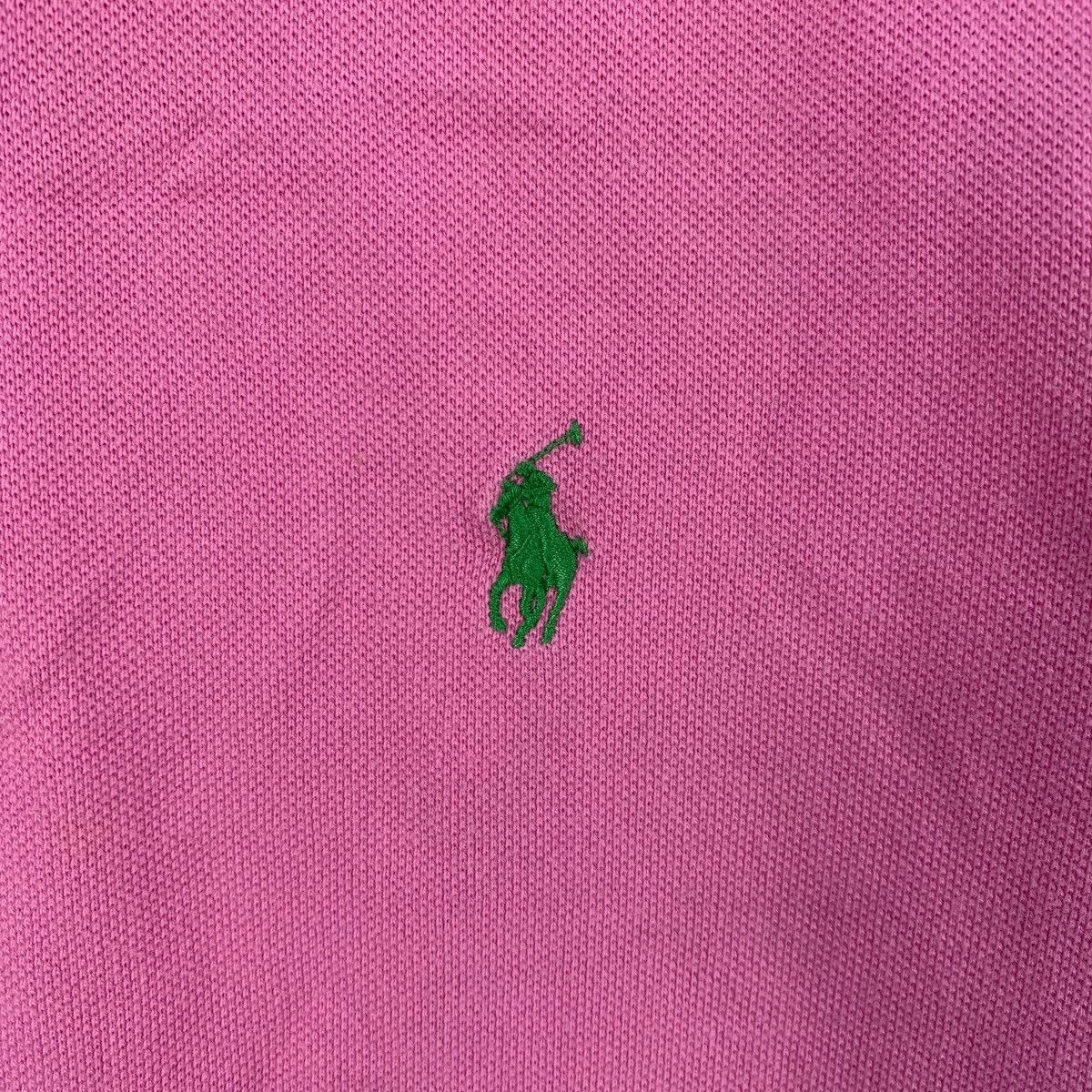 Polo Ralph Lauren Vintage POLO RALPH LAUREN Small Pony Pink Polo Tee Shirt Top Size M / US 6-8 / IT 42-44 - 3 Thumbnail