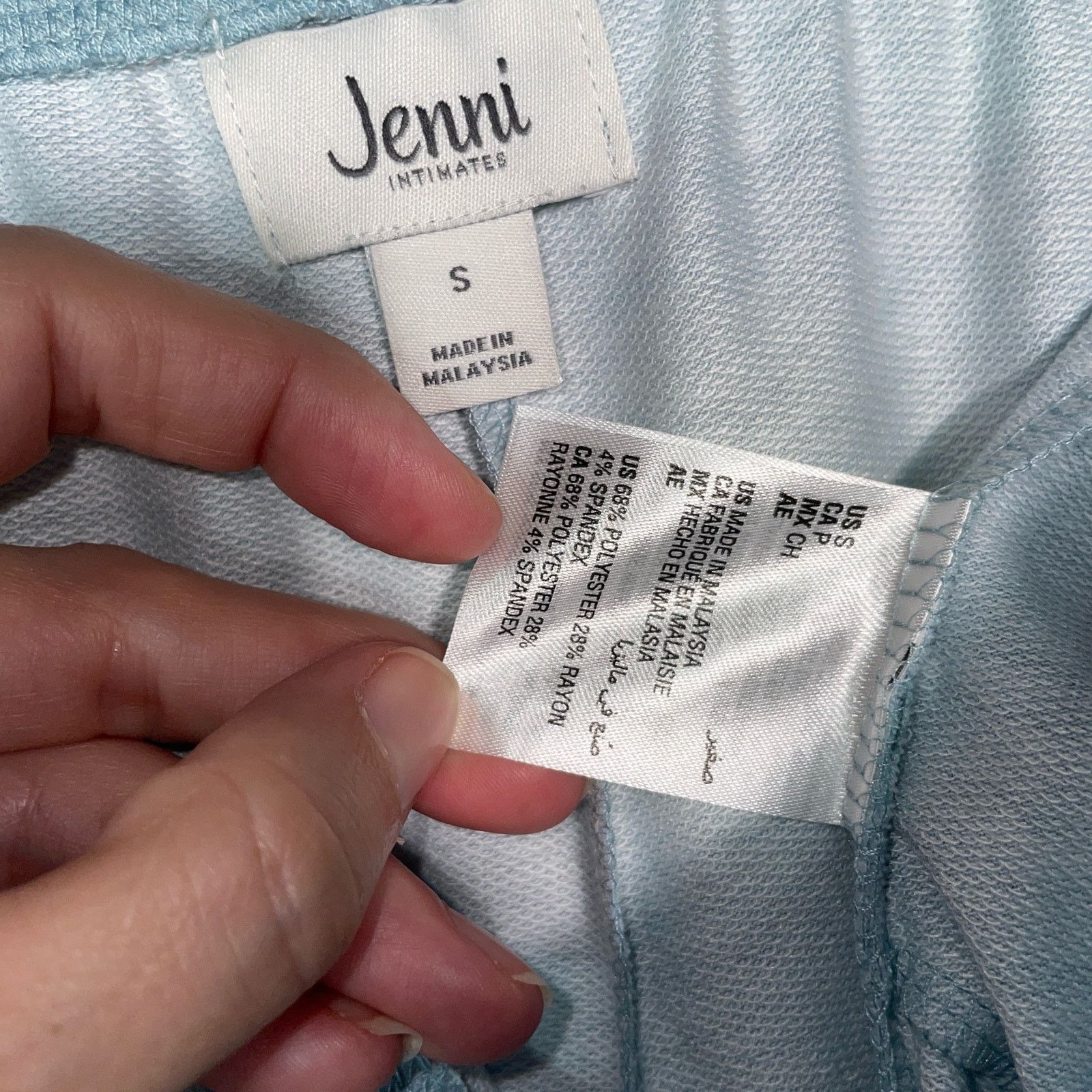 NO ID Jenni Jogger Pajama Pants ombre blue to pink small Size 27" / US 4 / IT 40 - 8 Thumbnail