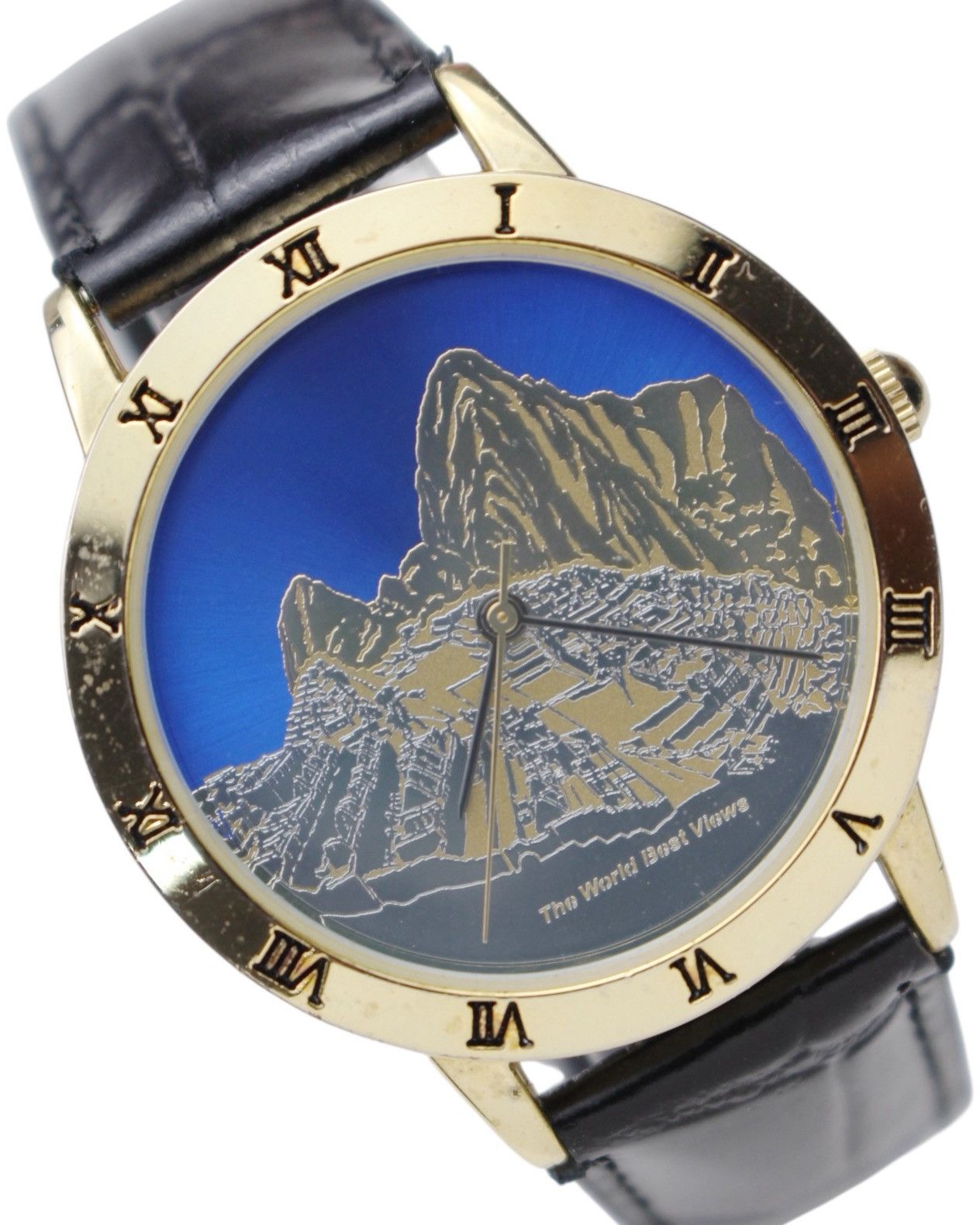 Vintage 2000S JAPANESE MADE MACHU PICCHU THE WORLD BEST VIEWS” WATCH Size ONE SIZE - 4 Thumbnail