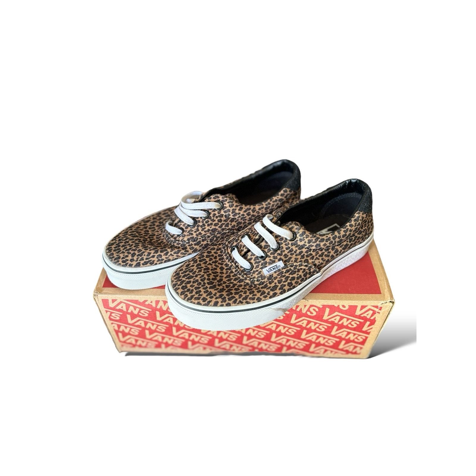 EUC- VANS Era 59 Mini Leopard Van VN0A38FSQQA Women Size 6