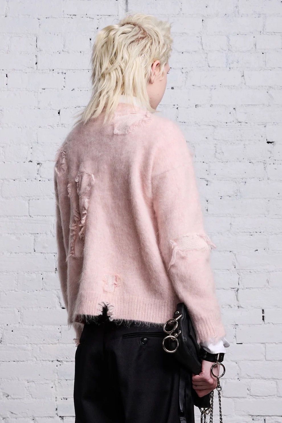 R13 Shrunken deconstructed crewneck. Medium Size M / US 6-8 / IT 42-44 - 3 Thumbnail