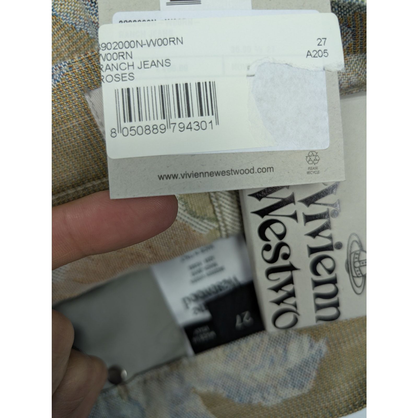Vivienne Westwood o1rshd1 Ranch Jeans in Roses Size US 32 / EU 48 - 15 Thumbnail