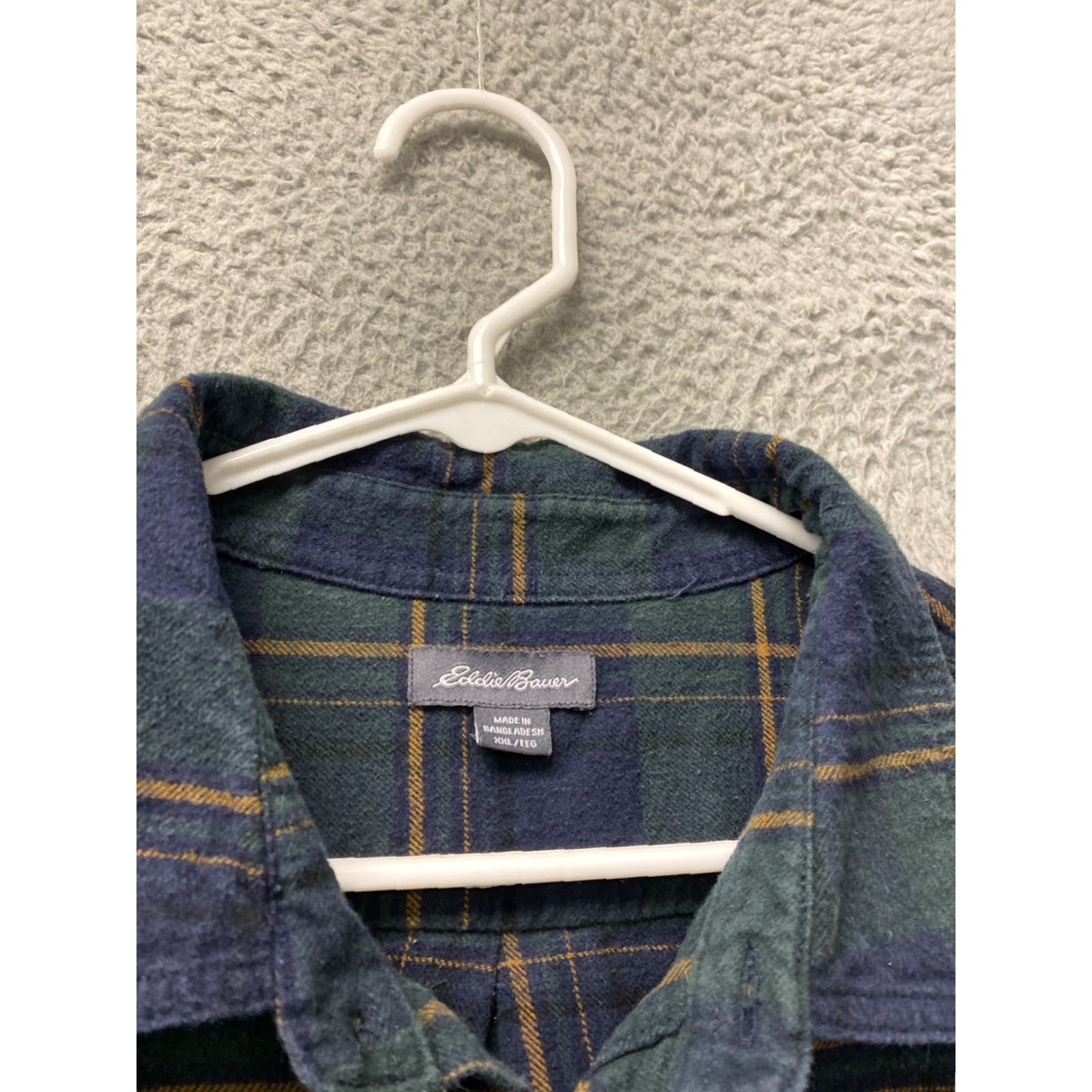 Eddie Bauer VINTAGE Eddie Bauer Shirt Men 2XL Green Plaid Button-Up Long Sleeve Cotton Regular Size US XXL / EU 58 / 5 - 5 Thumbnail