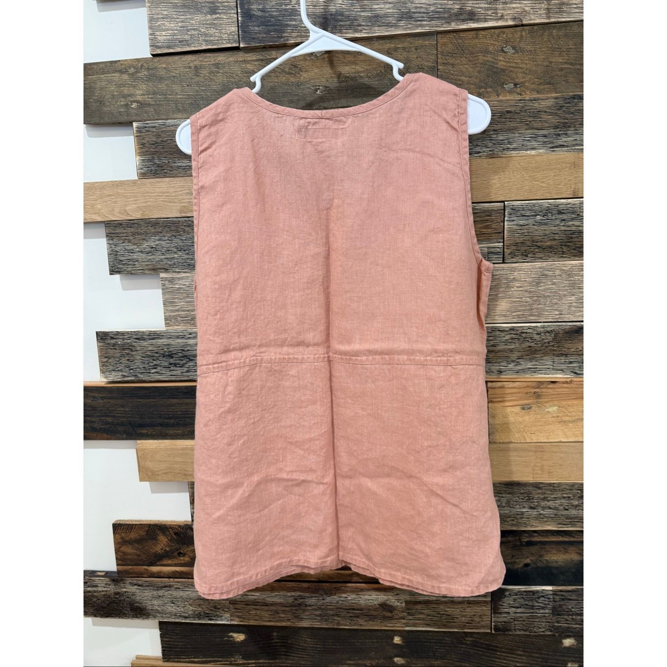 FLAX Flax linen sleeveless dusty pink sz Medium Size M / US 6-8 / IT 42-44 - 3 Thumbnail