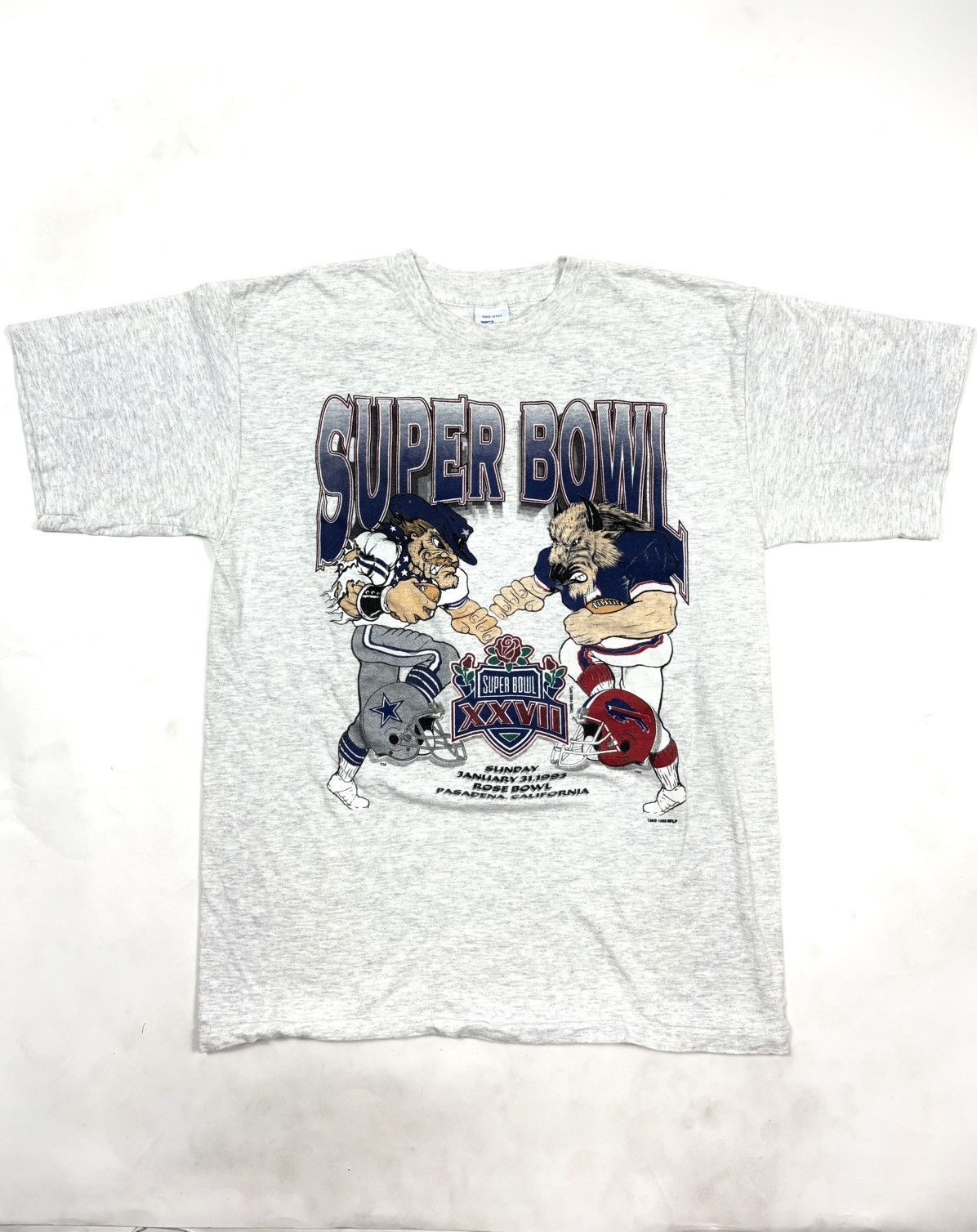 Vintage Vintage Super Bowl XXVII 1993 Long Sleeve Size US L / EU 52-54 / 3 - 2 Thumbnail
