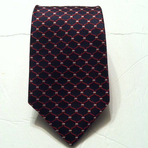 Brooks Brothers BROOKS BROTHERS MENS NEW NAVY 100%SILK TIE WIDTH: 3 1/2" Size ONE SIZE - 2 Thumbnail