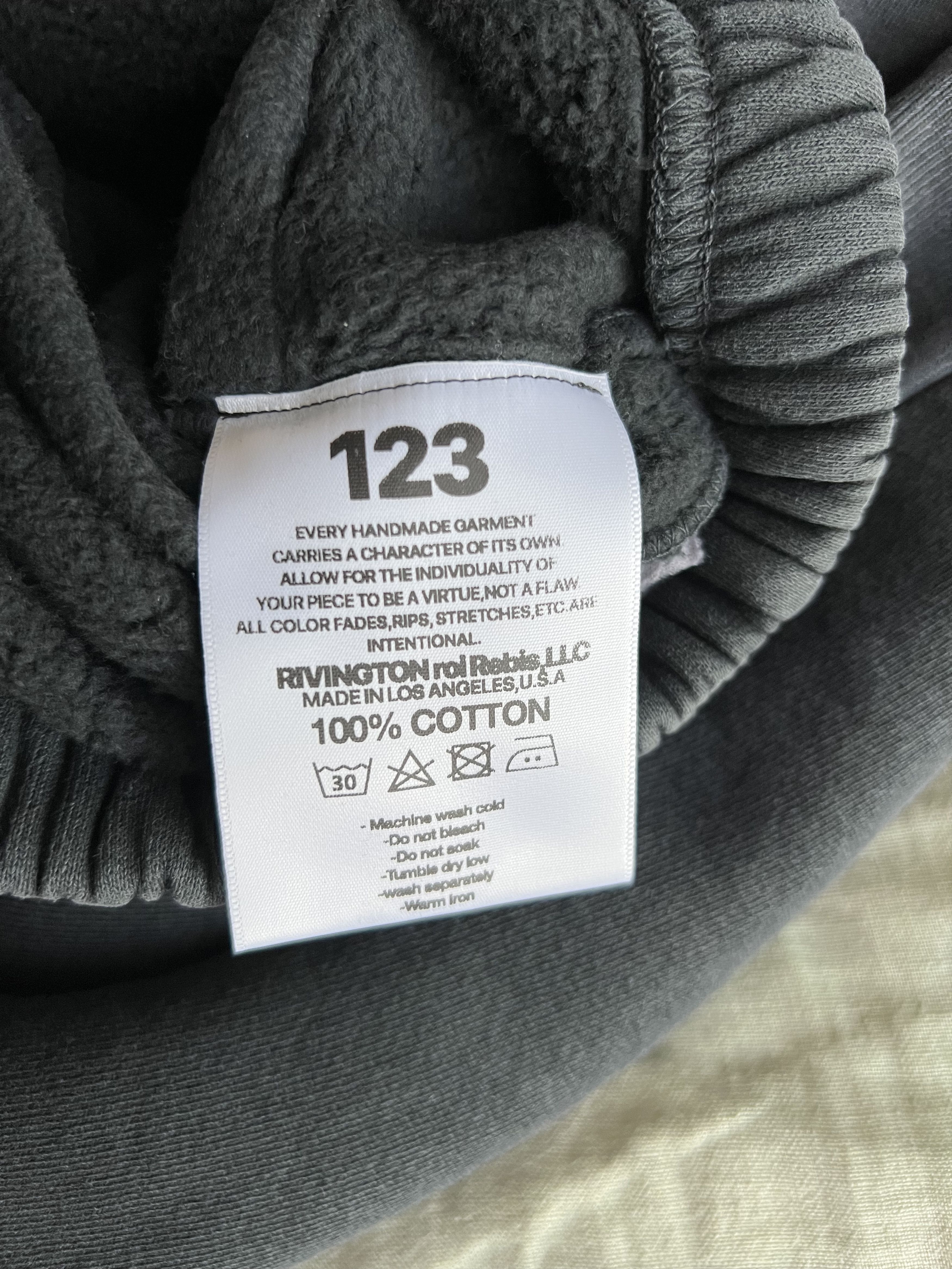 RRR-123 RRR-123 Holy Holy Sweatpants in Vintage Black Size US 32 / EU 48 - 11 Thumbnail