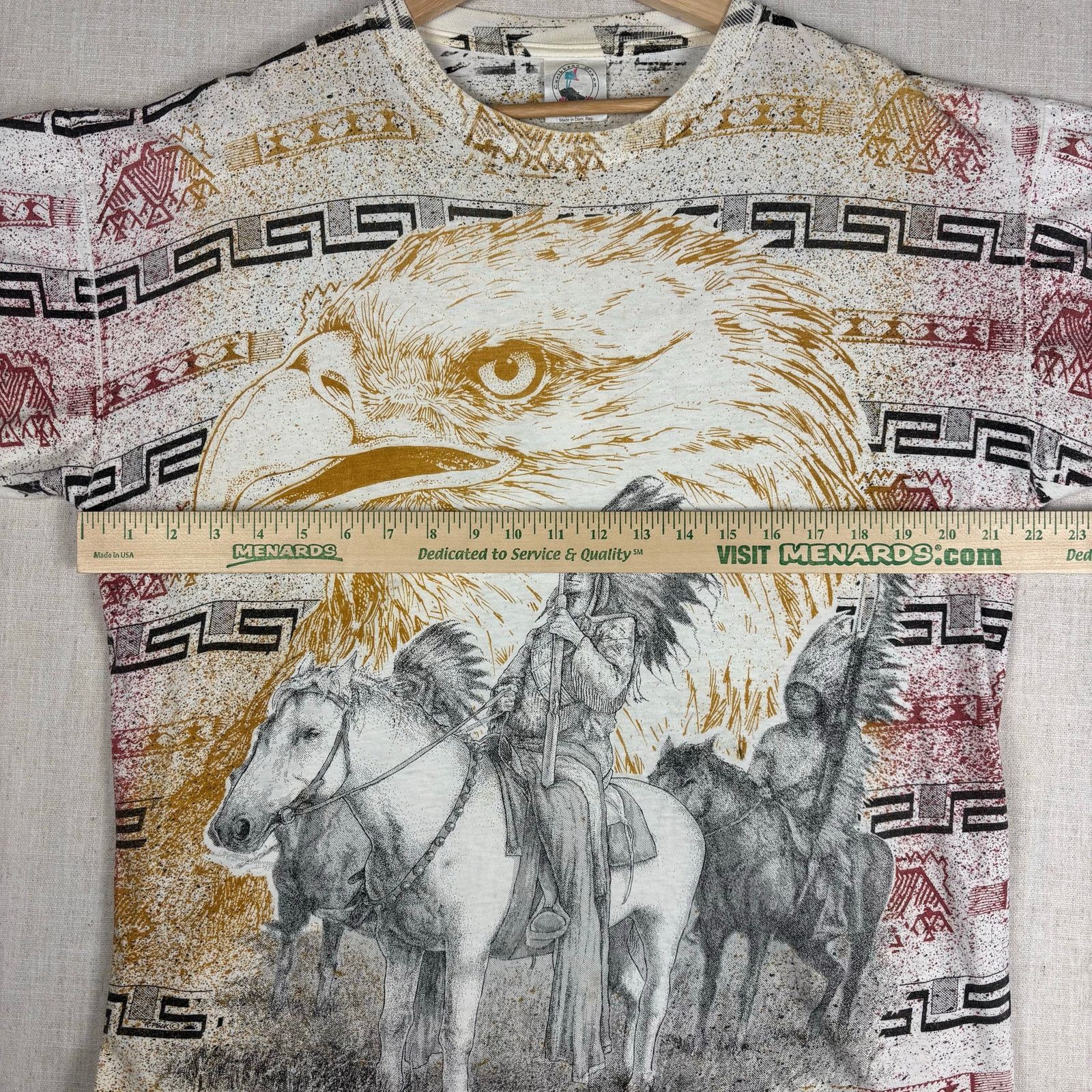 Other Vintage Native American Western Eagle AOP XL Nature Tee Size US XL / EU 56 / 4 - 7 Thumbnail