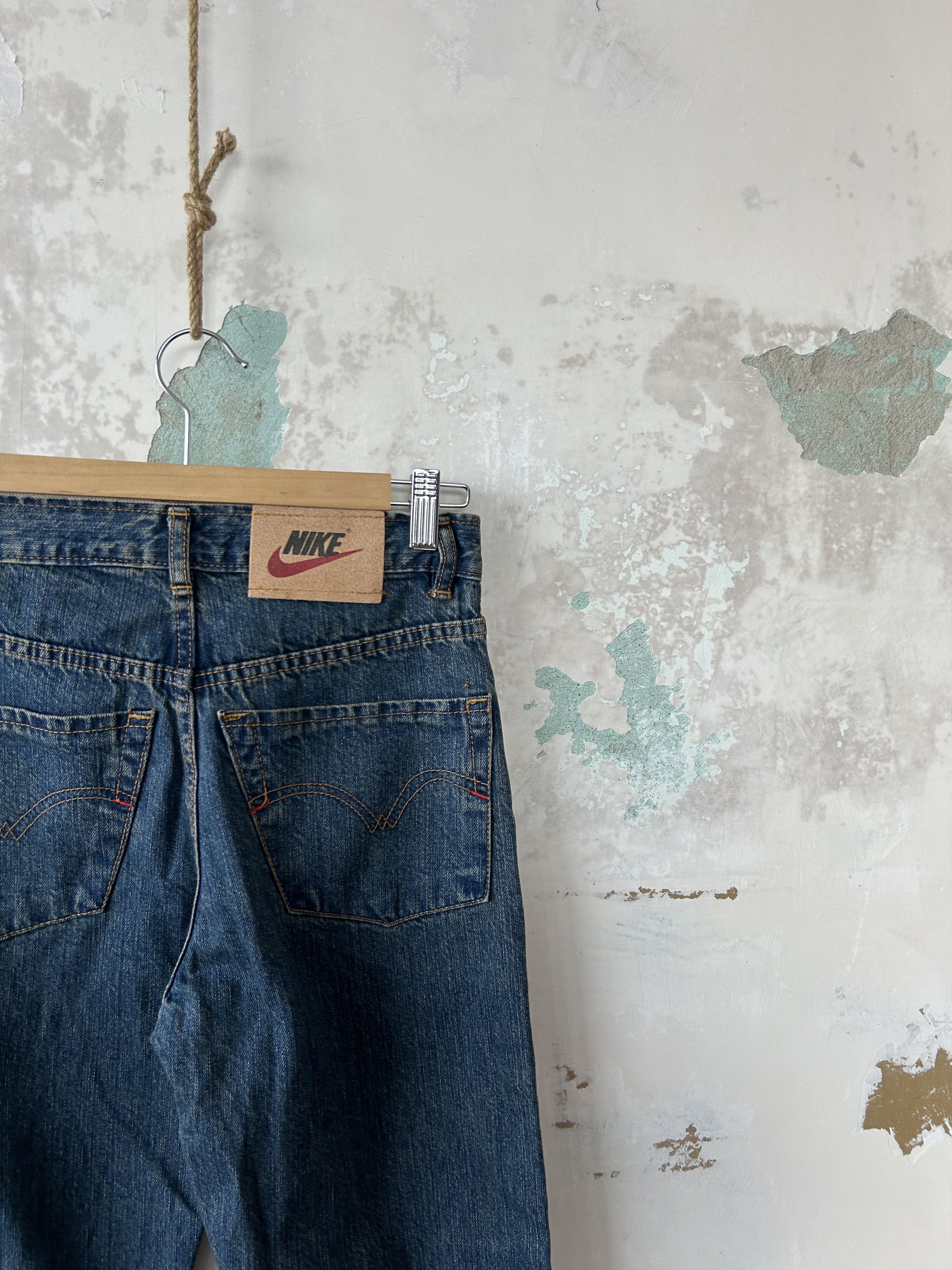 Japanese Brand × Nike × Vintage Nike Denim jeans pants Size 28" / US 6 / IT 42 - 7 Thumbnail