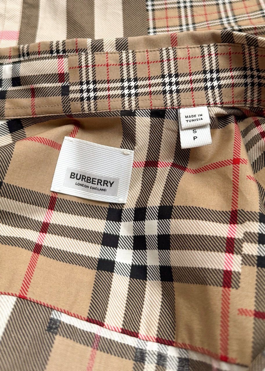 Burberry Burberry Nova Check Patchwork Buttoned Shirt Size US S / EU 44-46 / 1 - 6 Thumbnail