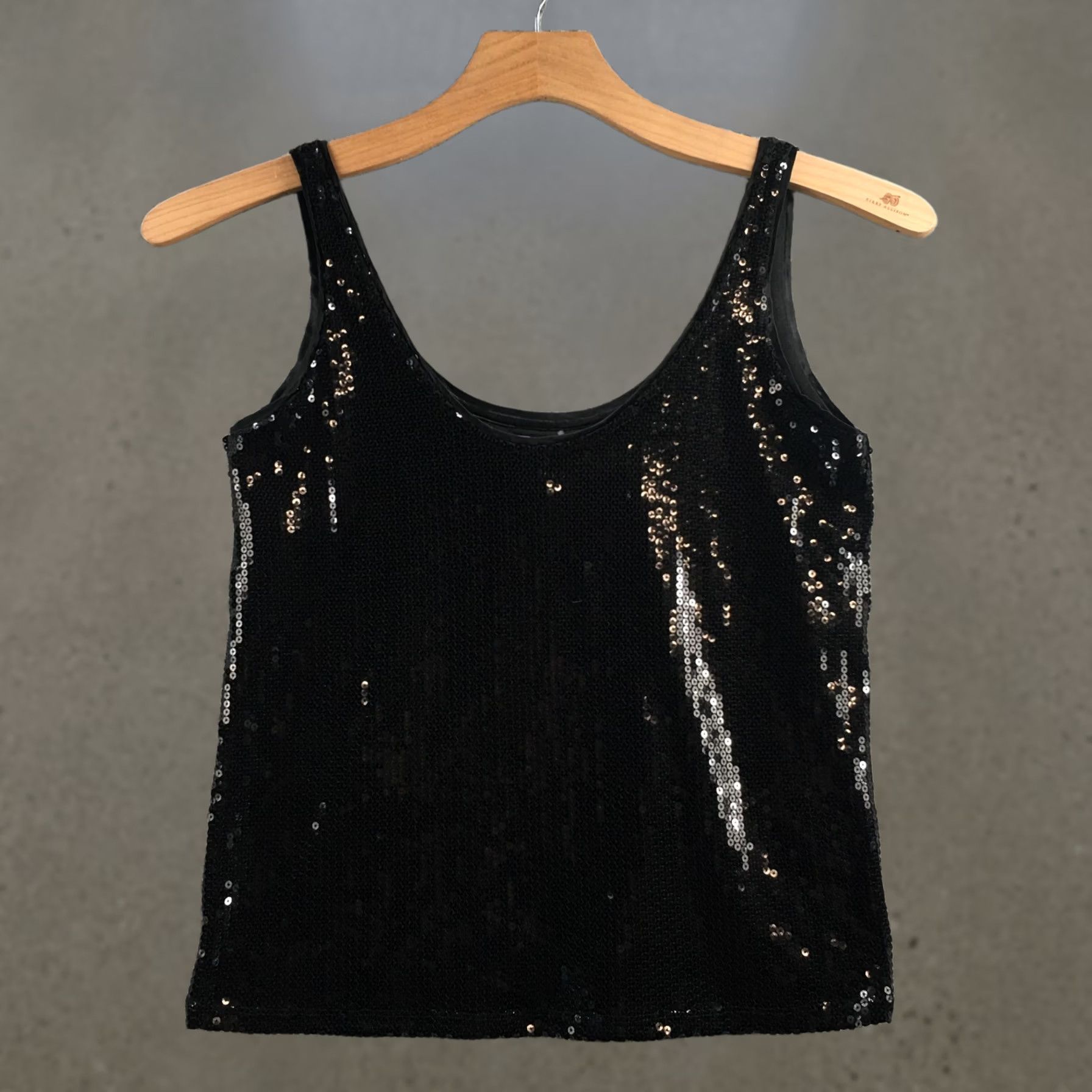 H&M H&M Sequin Tank Top Womens XS Black Sleeveless Casual Pullover Scoop Neck NEW Size XS / US 0-2 / IT 36-38 - 1 Thumbnail