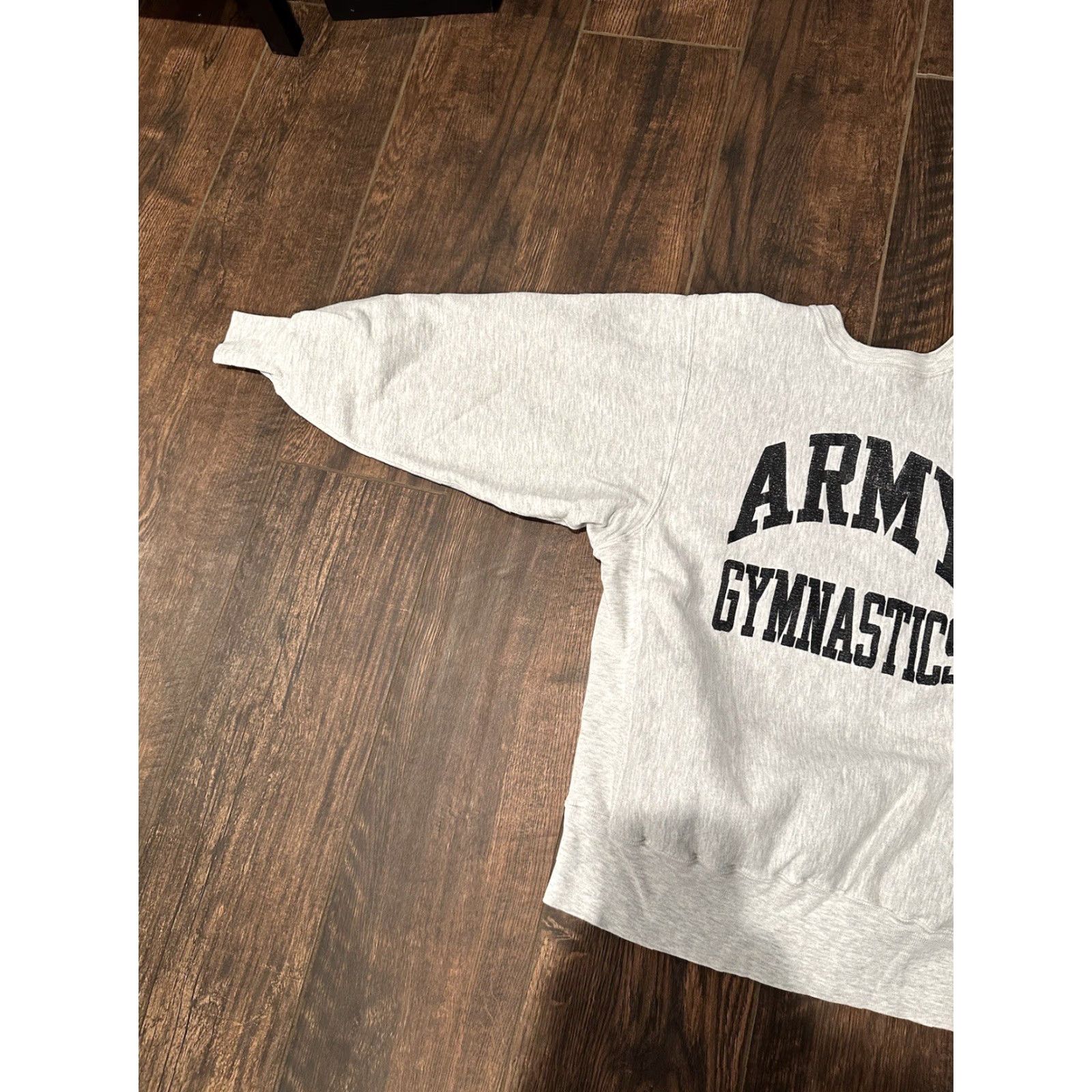 Champion VINTAGE Champion Reverse Weave Sweatshirt Us Army Gymnastics Size L Gray Reversible Men's Mens Size US L / EU 52-54 / 3 - 3 Thumbnail