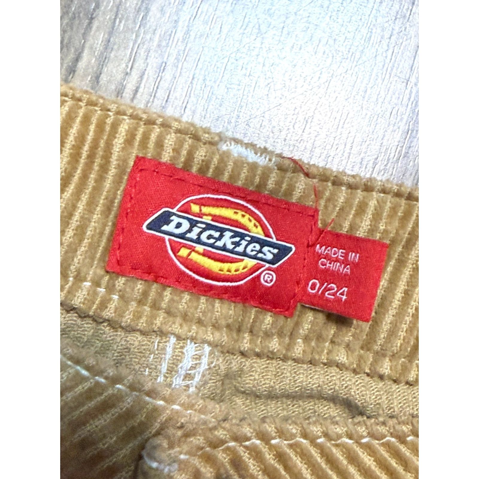 Dickies Dickies Pants Womens Size 0/24 Brown Corduroy Straight Leg Carpenter Size 42" / US 20 - 4 Thumbnail