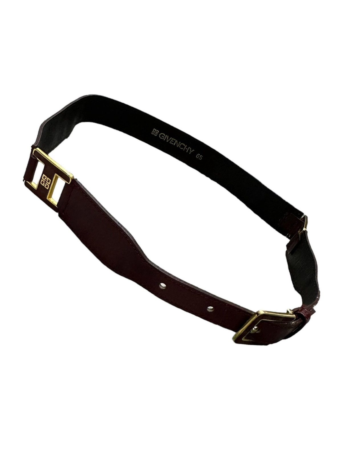 Givenchy Vintage 1980 Givenchy Leather Ladies Belt Size ONE SIZE - 1 Thumbnail