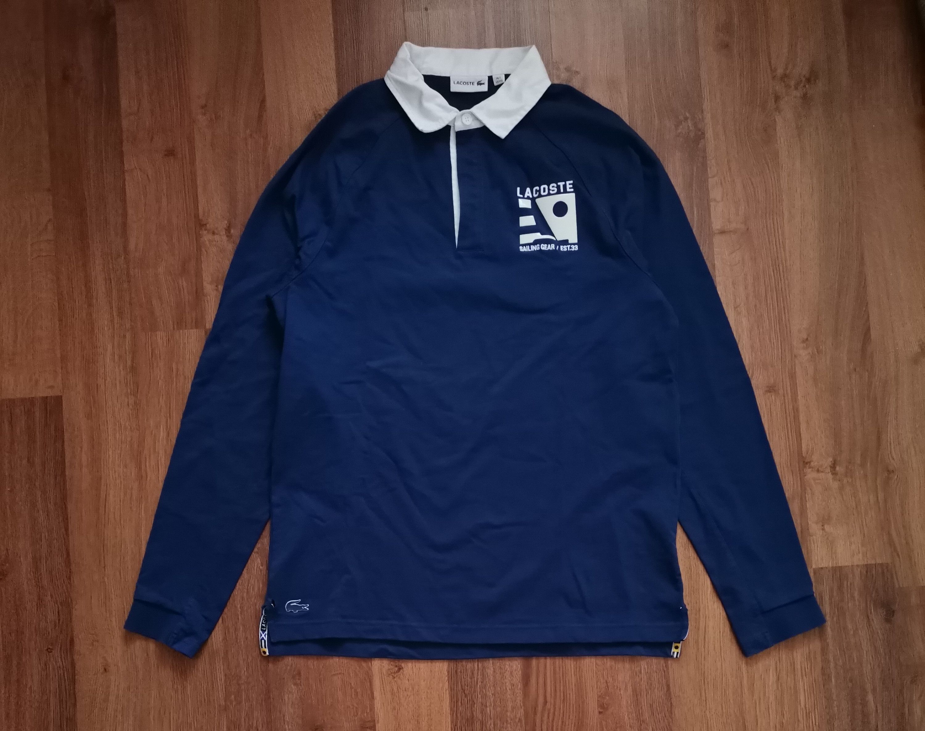 Lacoste Lacoste L/S Polo Size US XXL / EU 58 / 5 - 1 Thumbnail