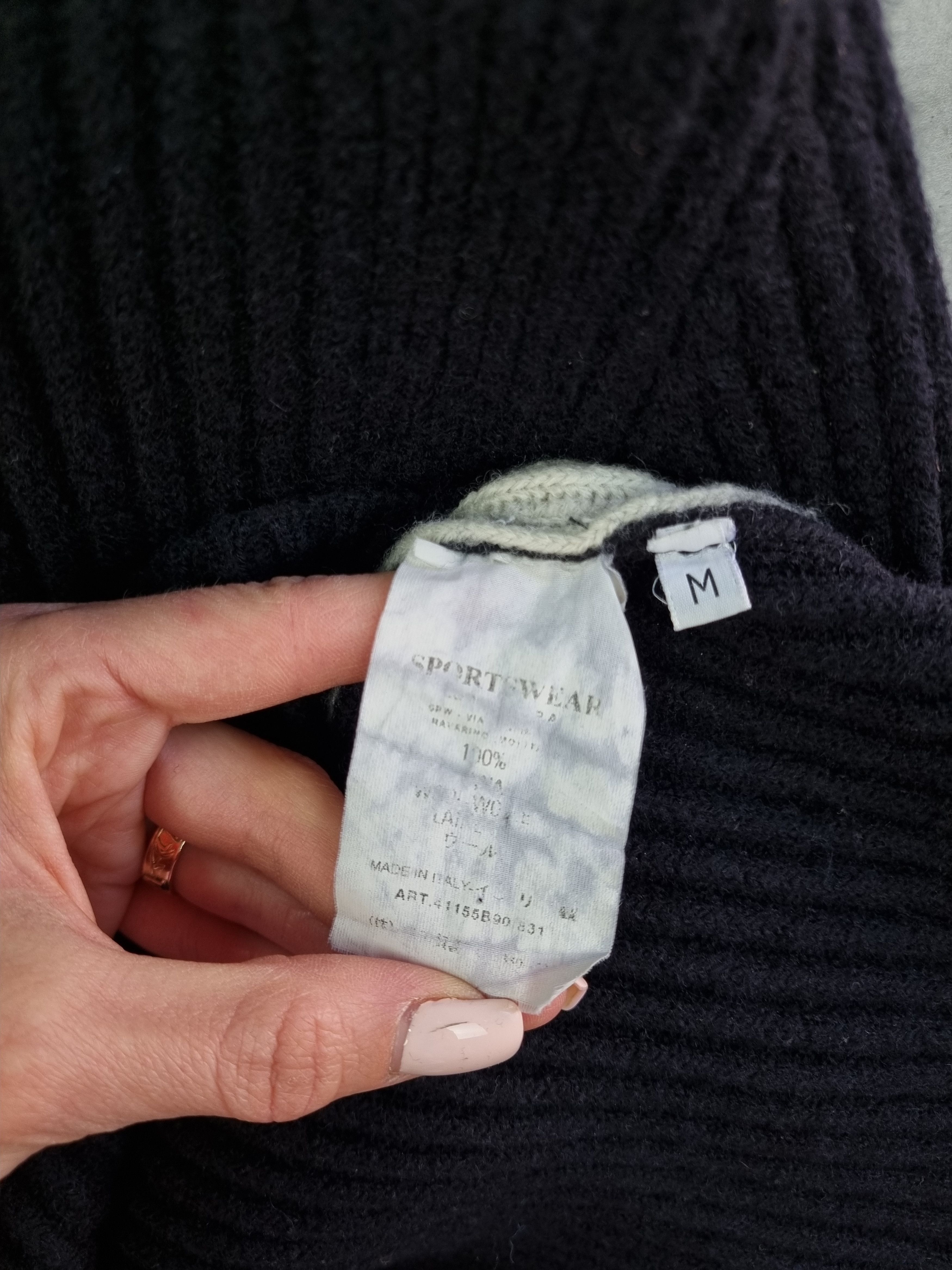 Stone Island × Vintage Stone Island Turtle Neck Wool Sweater Made in Italy Size US S / EU 44-46 / 1 - 10 Thumbnail
