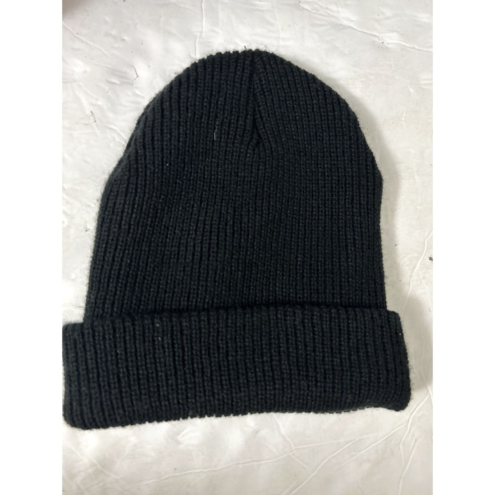 Brixton VINTAGE Brixton Knit Beanie Acrylic Embroidered Power Button Black Size ONE SIZE - 5 Thumbnail