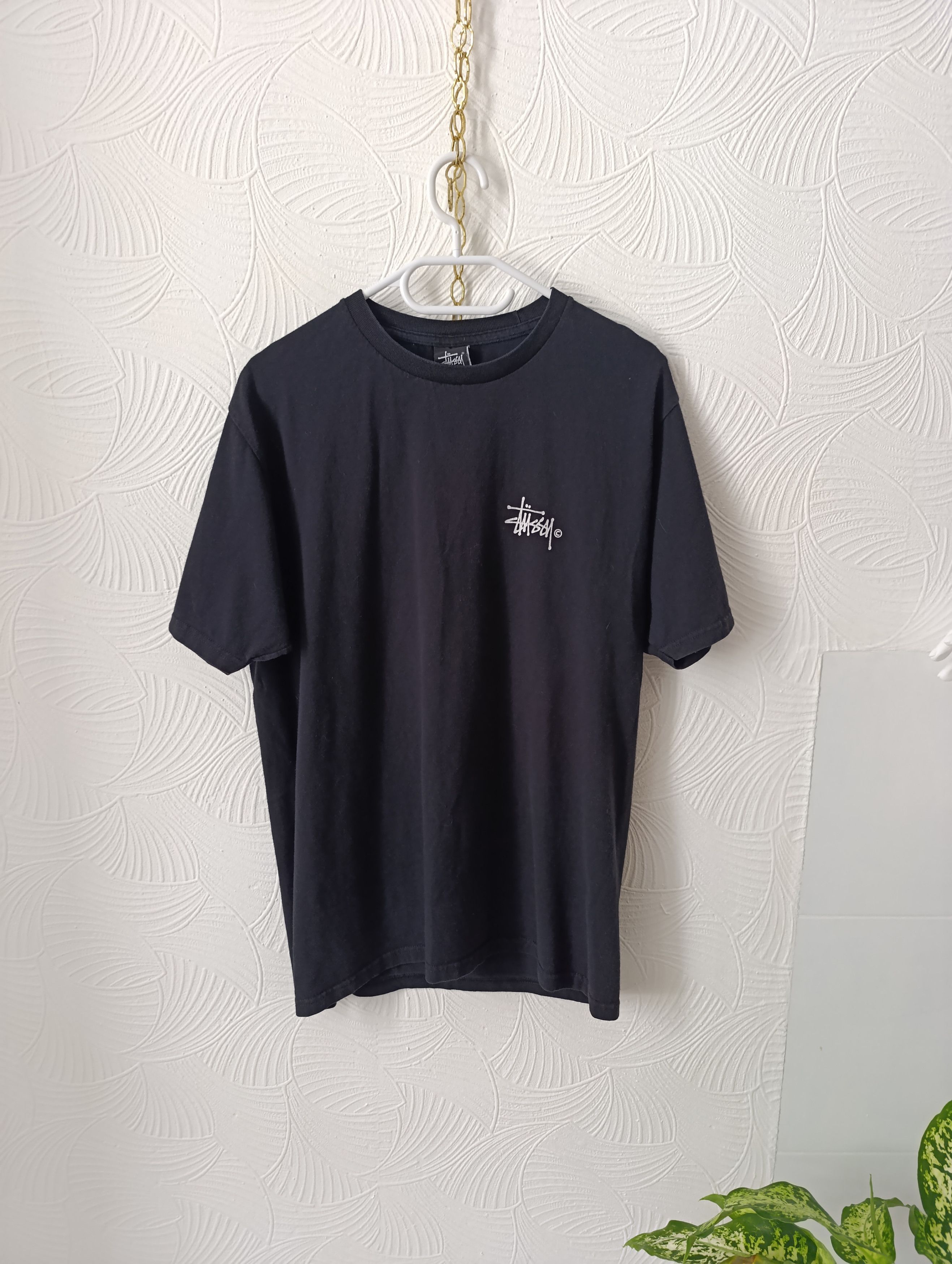 Stussy STUSSY BASIC TEE BLACK BIG LOGO Size US M / EU 48-50 / 2 - 6 Thumbnail
