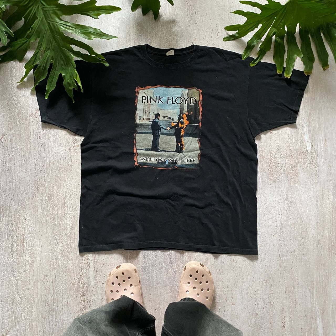 VINTAGE Y2K PINK FLOYD WISH YOU WERE HERE AMAZING TEE 189