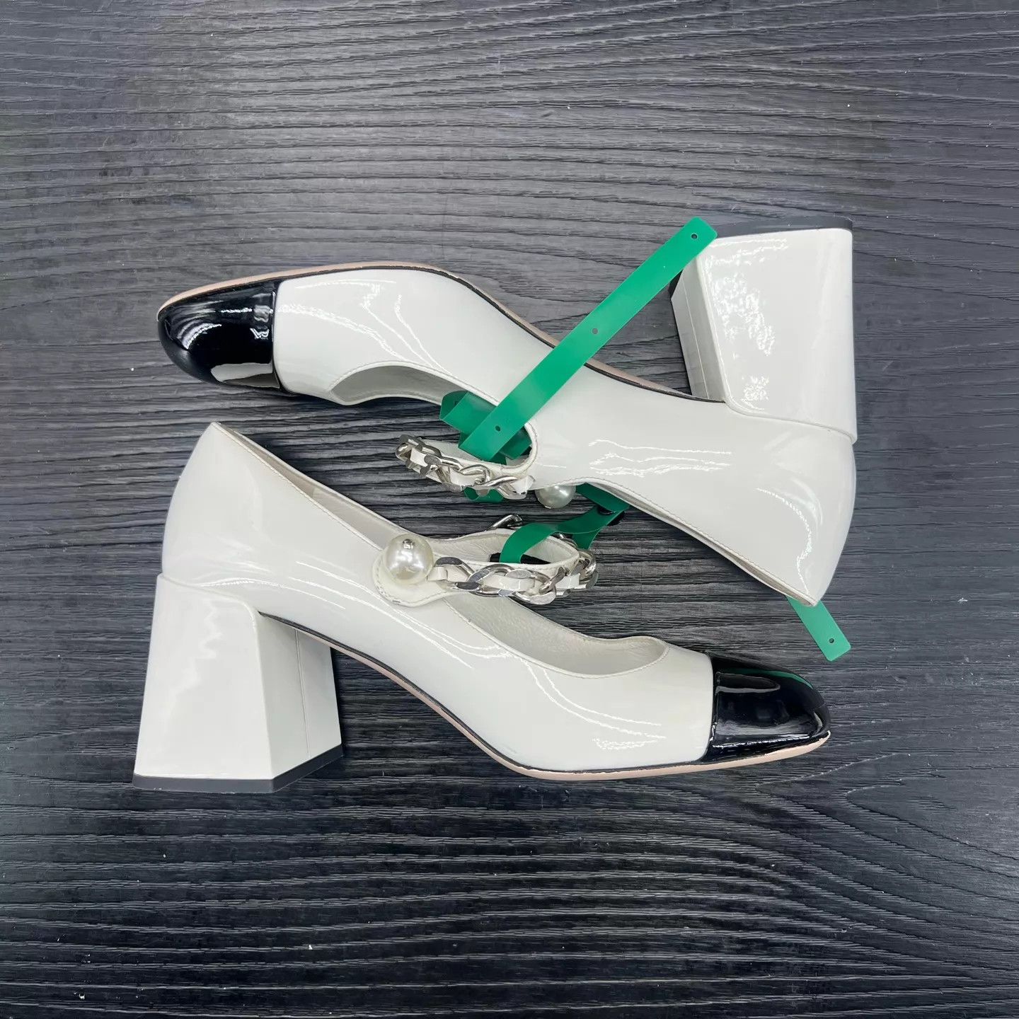 Miu Miu MIU MIU Black & White Mary Jane Shoes Worn 2x 36 With Box Size US 5.5 / IT 35.5 - 3 Thumbnail