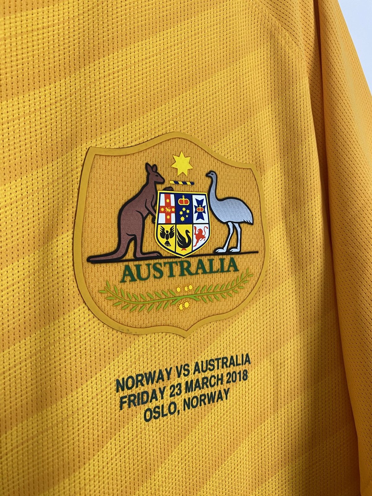 Nike Nike x Australia XL 2018 dswt nowa Home kit player issue Size US XL / EU 56 / 4 - 12 Thumbnail