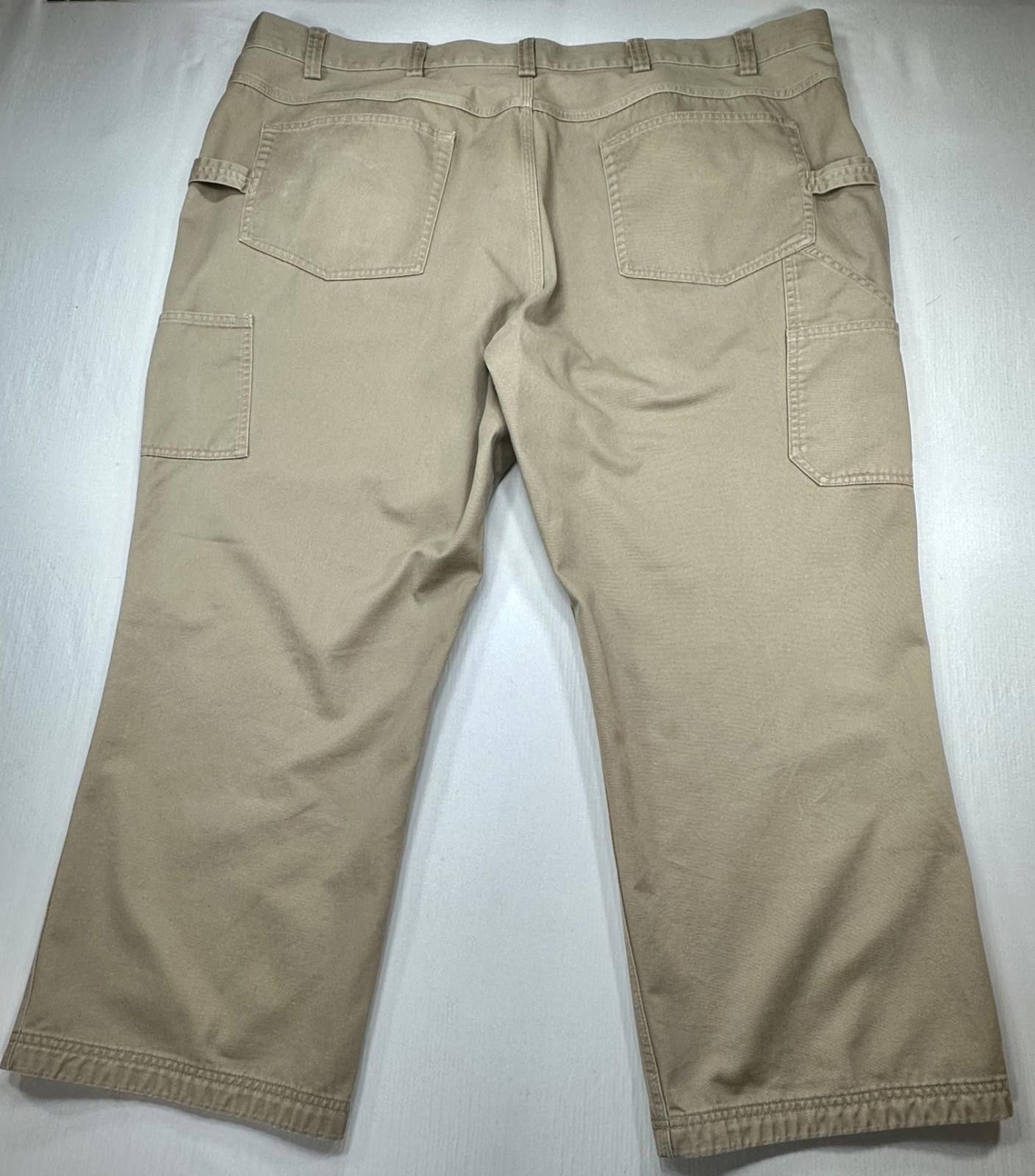 Duluth Trading Company Duluth Trading Straight Leg Flat Front Chinos Brown XL 46/28 Size US 36 / EU 52 - 2 Thumbnail