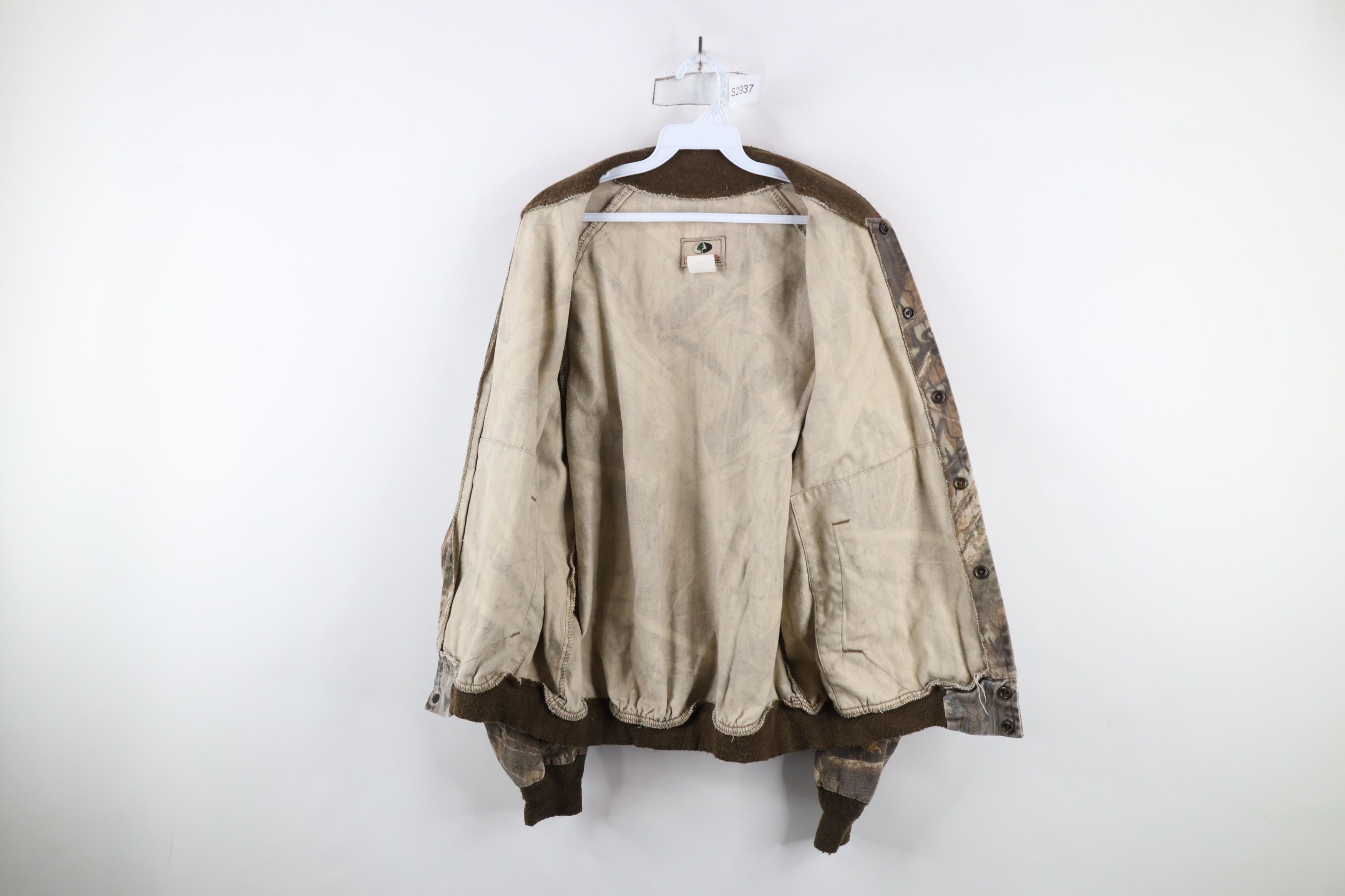 Mossy Oaks × Vintage Vintage 90s Mossy Oak Camouflage Twill Bomber Jacket USA Size US XL / EU 56 / 4 - 9 Thumbnail