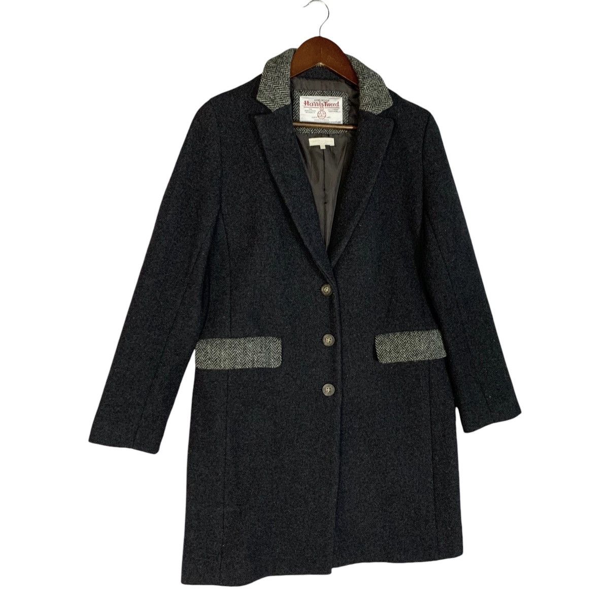 Harris Tweed × Vintage Vintage Harris Tweed x Earthy Wool Long Coat Size S Size S / US 4 / IT 40 - 3 Thumbnail