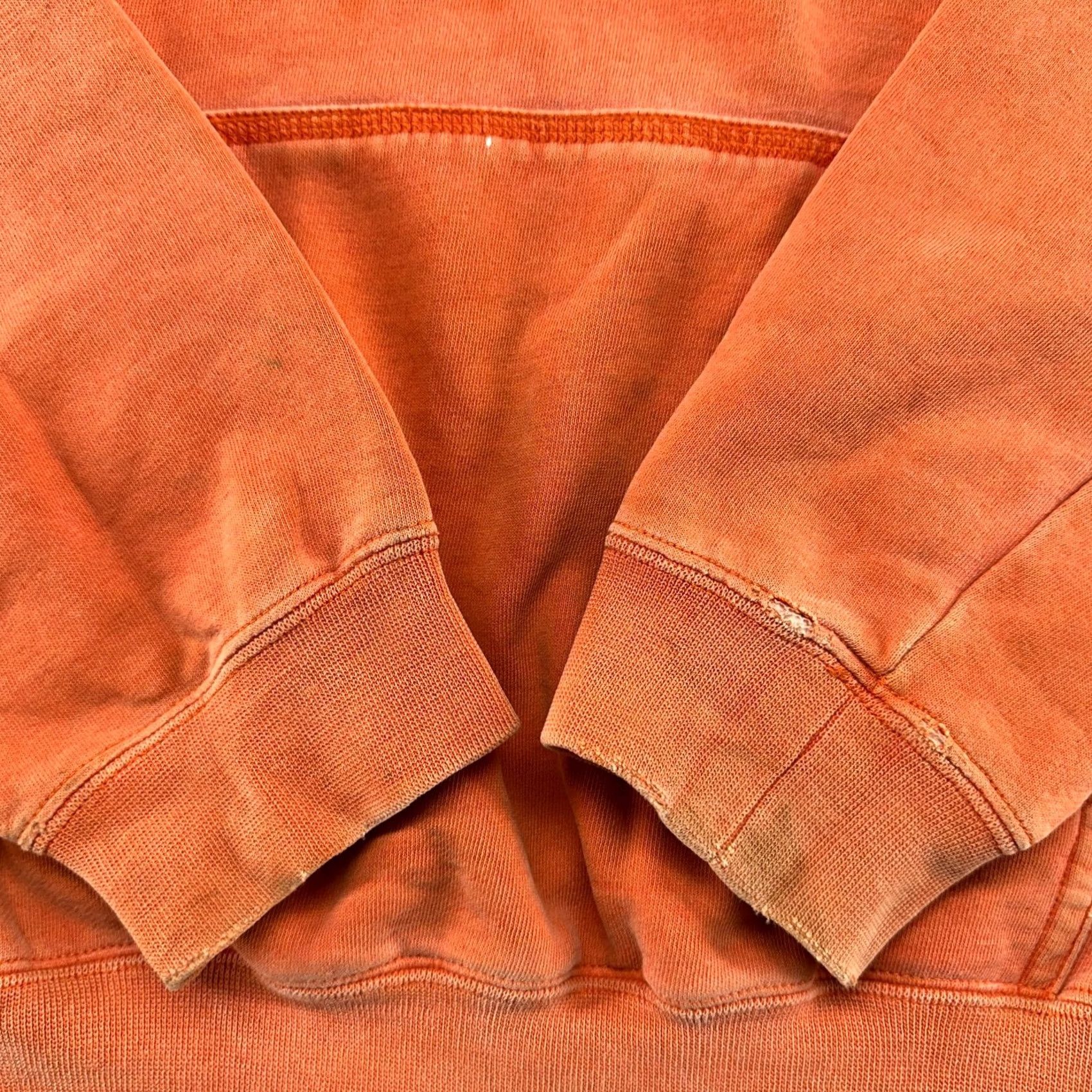 Hurley VINTAGE Hurley Hoodie Womens Small Orange Pullover Fleece Cotton Surf Skate Y2K Col-Orange Logo Embroidered Pockets Hooded Crew Neck Drawstring Size S / US 4 / IT 40 - 3 Thumbnail