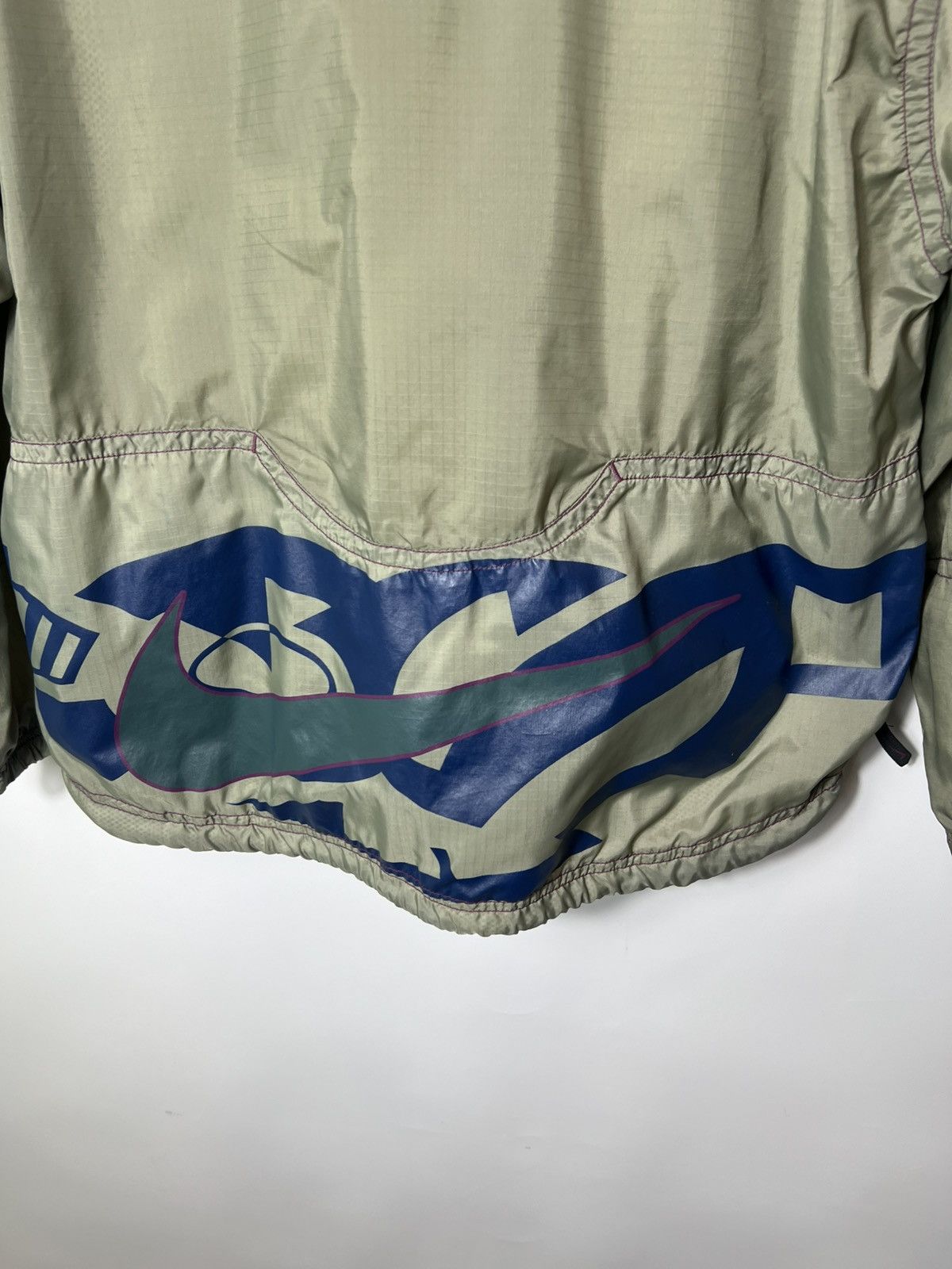 Nike Vintage 90s y2k streetwear Nike Anorak Jacket Big Swoosh Size US S / EU 44-46 / 1 - 10 Thumbnail