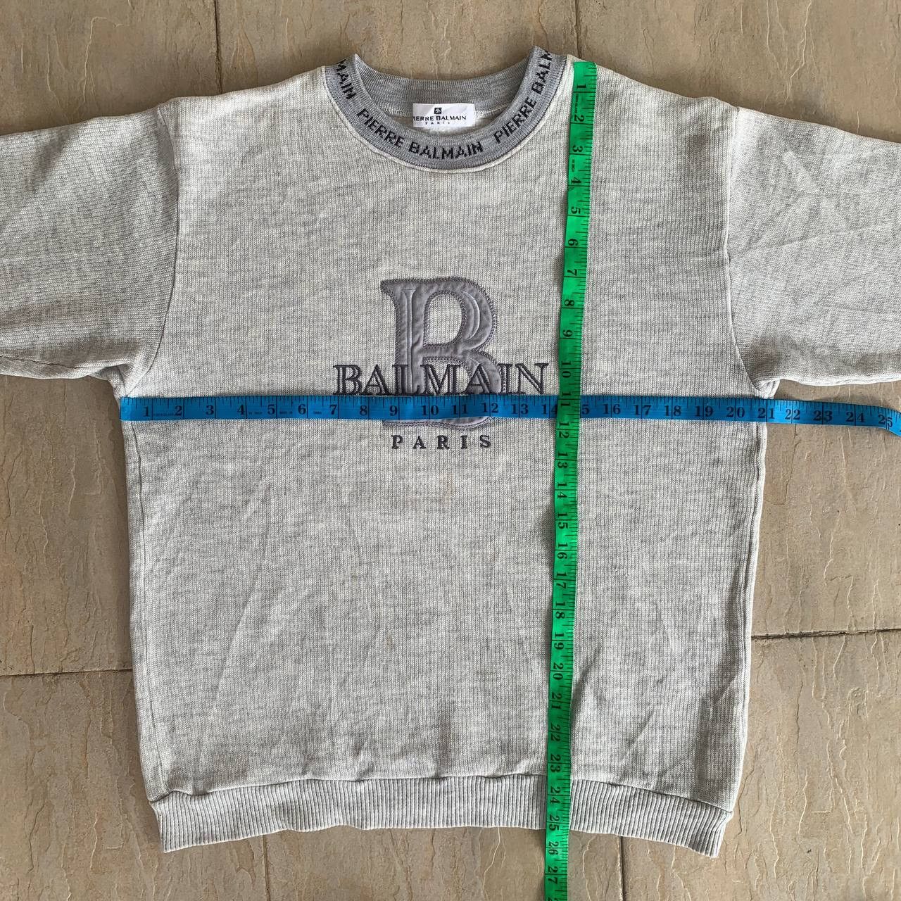 Balmain Vintage BALMAIN Embroidered Logo Sweatshirt Size US M / EU 48-50 / 2 - 6 Thumbnail