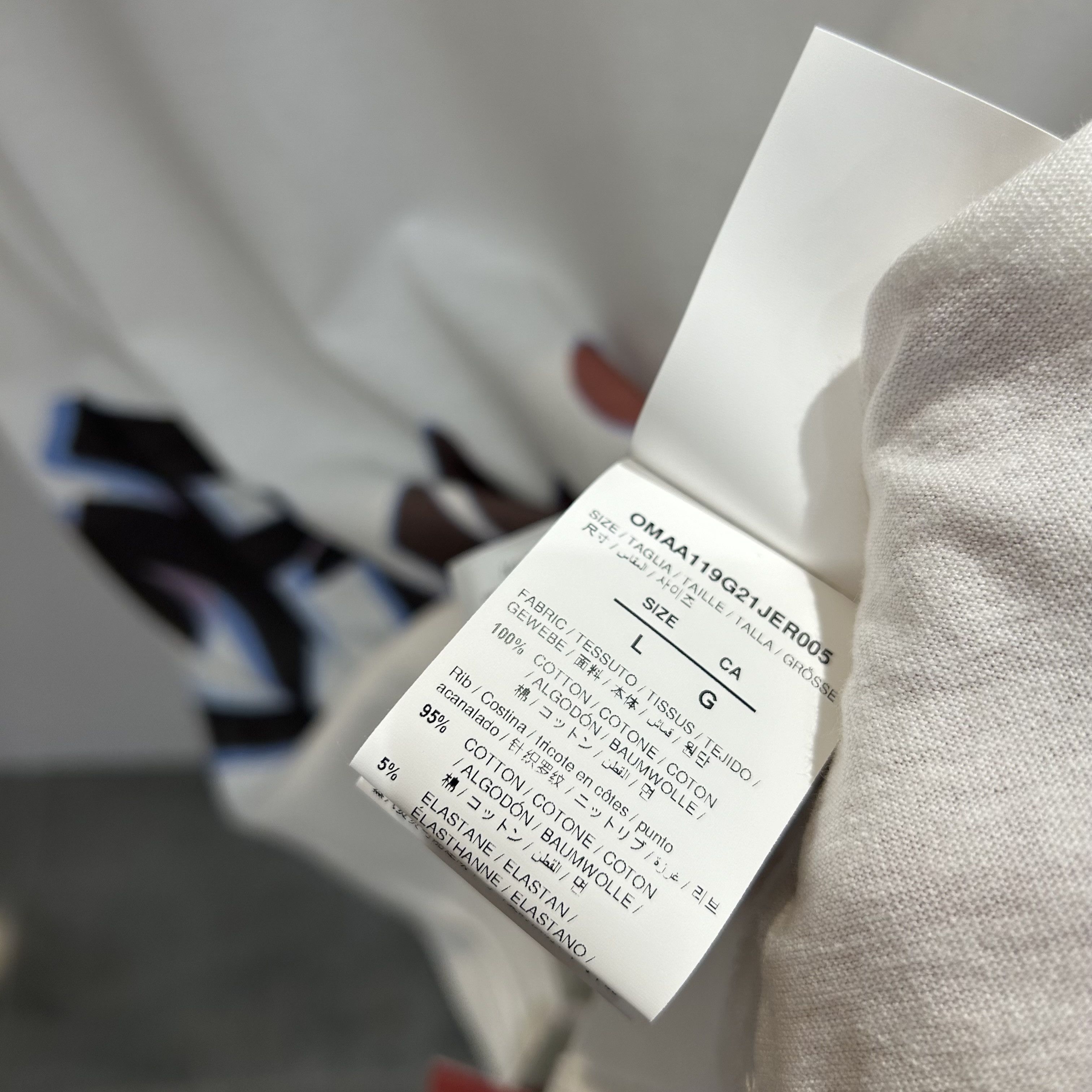 Off-White OFF-WHITE Graffiti Print Logo Tee Size US L / EU 52-54 / 3 - 5 Thumbnail