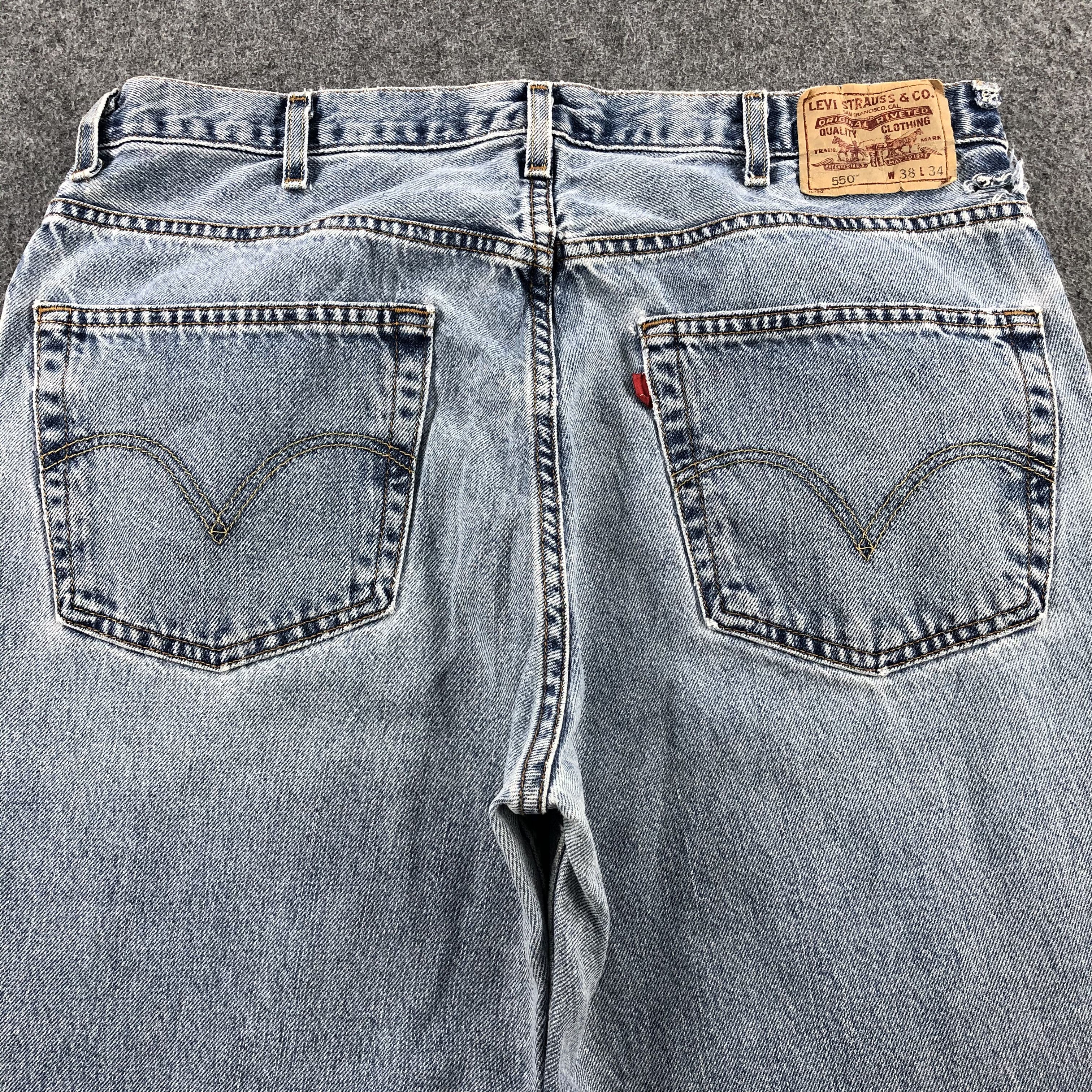 Levi's × Vintage Vintage Light Wash Levis 550 Jeans-JM1851 Size US 38 / EU 54 - 5 Thumbnail