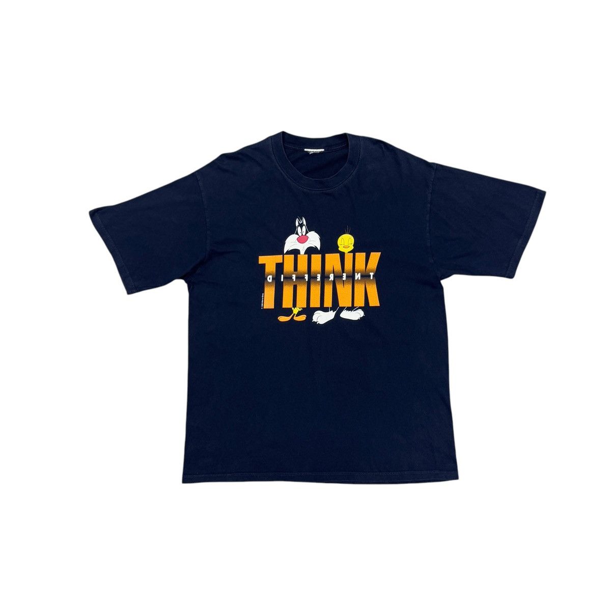 Vintage × Warner Bros Vintage Warner Bros. 1998 Sylvester&Tweety T-Shirt Size L Size US L / EU 52-54 / 3 - 1 Thumbnail