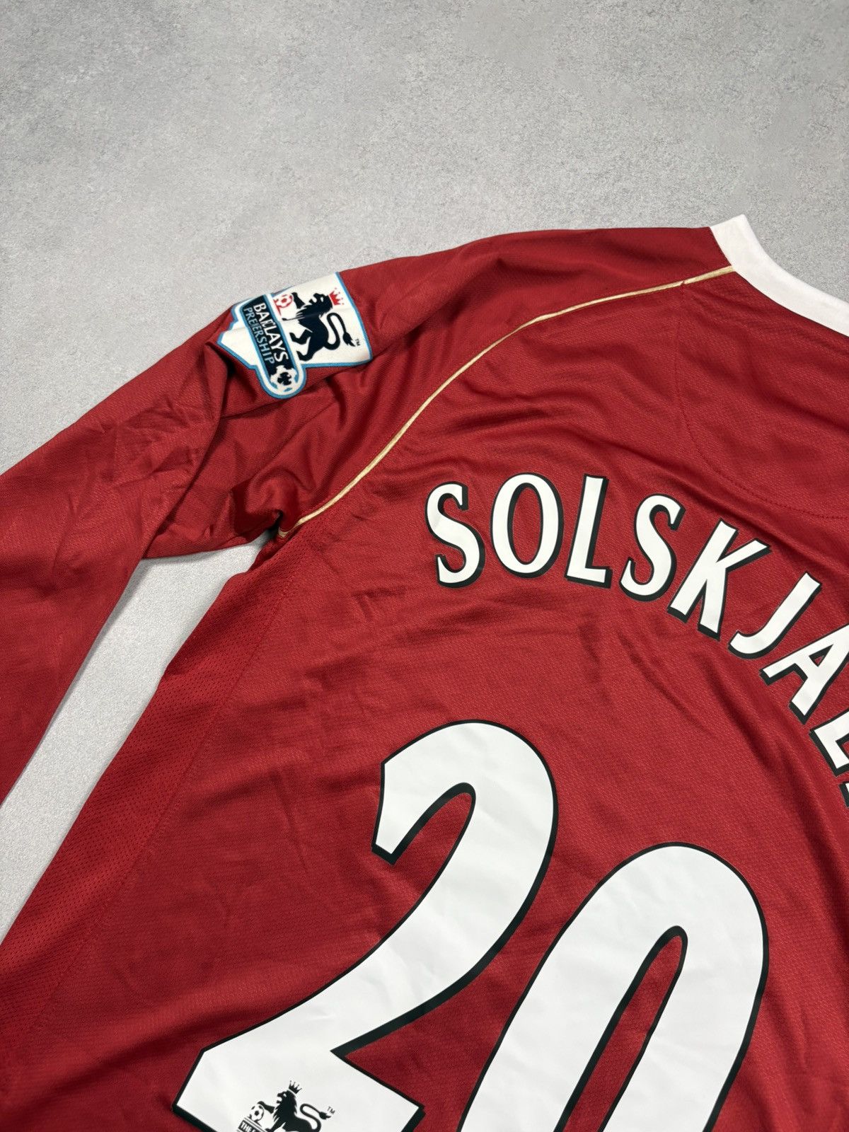 Nike Manchester United 2006/07 Long Sleeve Jersey Solskjær 20 AIG Size US L / EU 52-54 / 3 - 18 Thumbnail