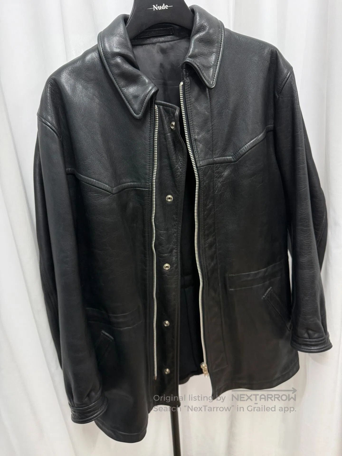 Yohji Yamamoto Yohji Yamamoto Leather Coat for Men. Size US L / EU 52-54 / 3 - 6 Thumbnail