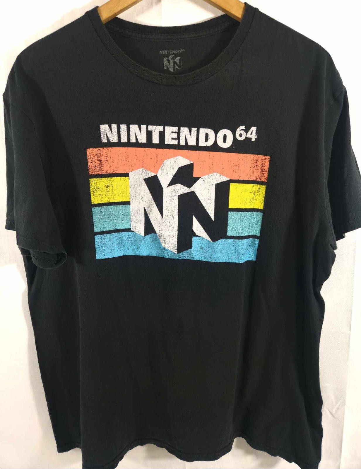 Nintendo Nintendo 64 Vintage Graphic T-Shirt - XL Black Size US XL / EU 56 / 4 - 1 Thumbnail