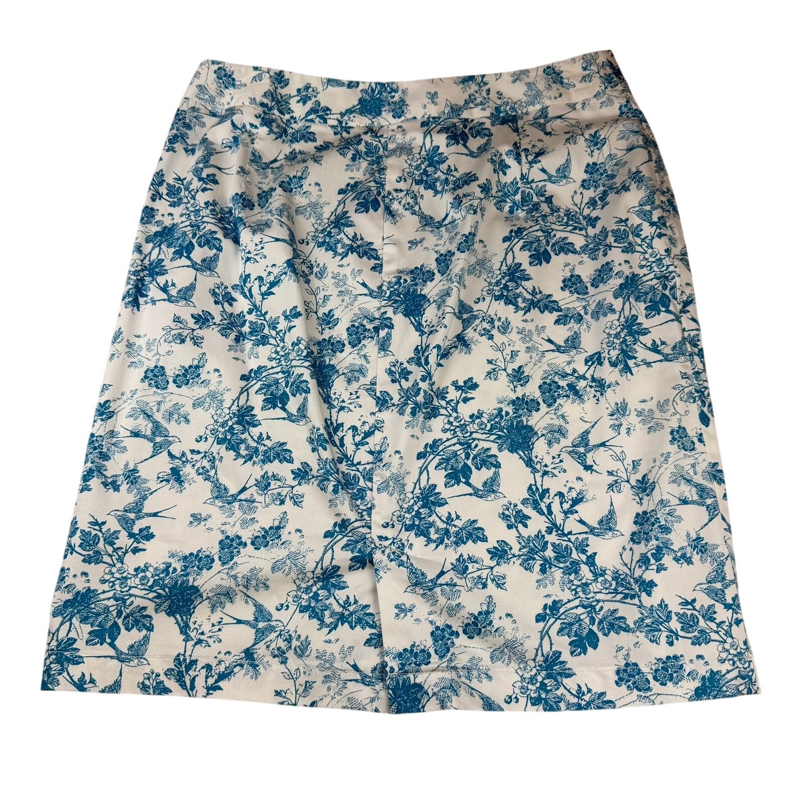Other Garnet Hill Toile Pencil Skirt Size 8P Petite Size 28" / US 6 / IT 42 - 2 Thumbnail