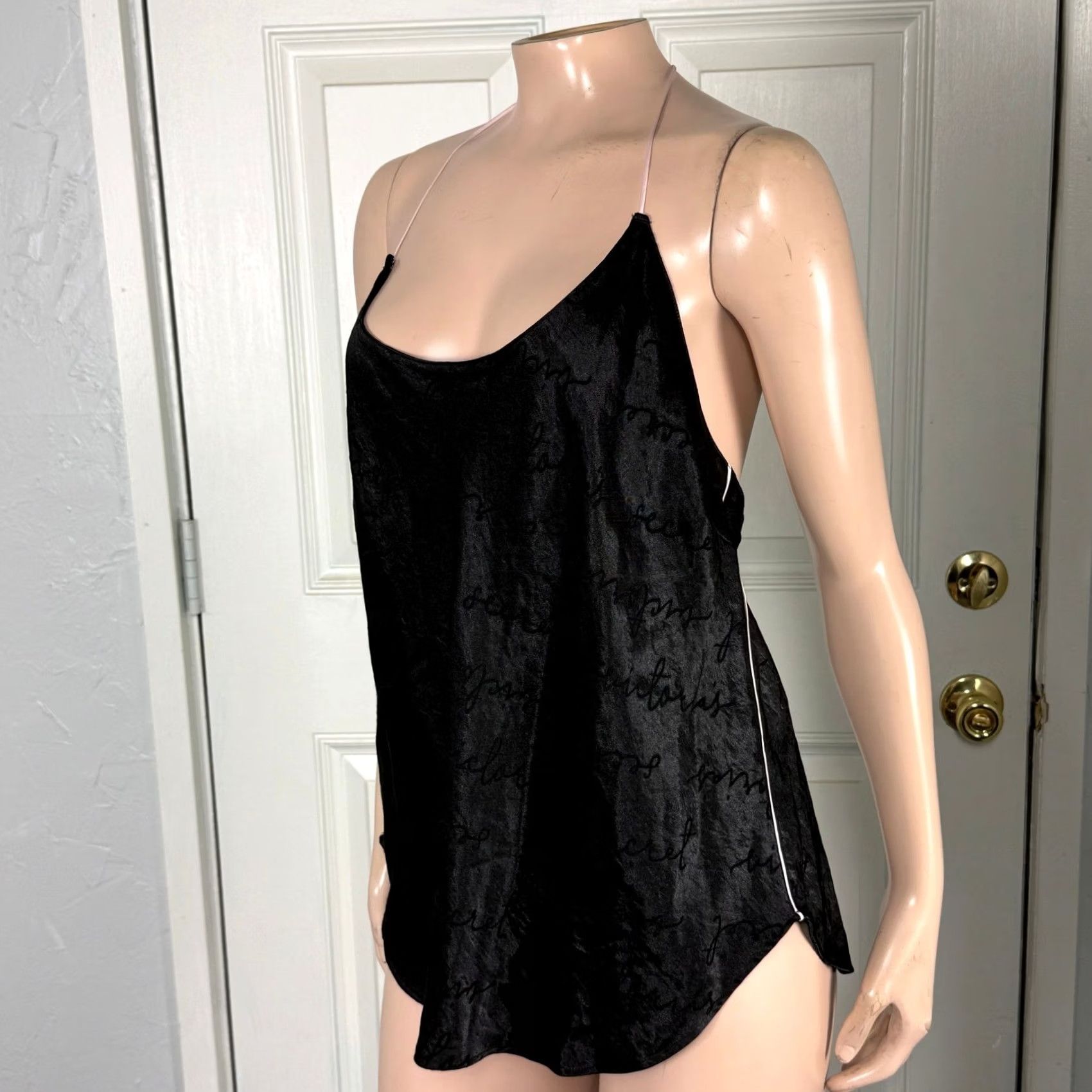 Victoria's Secret Victoria'S Secret Satin Racerback Tank Top XL E4-6 Size XL / US 12-14 / IT 48-50 - 3 Thumbnail