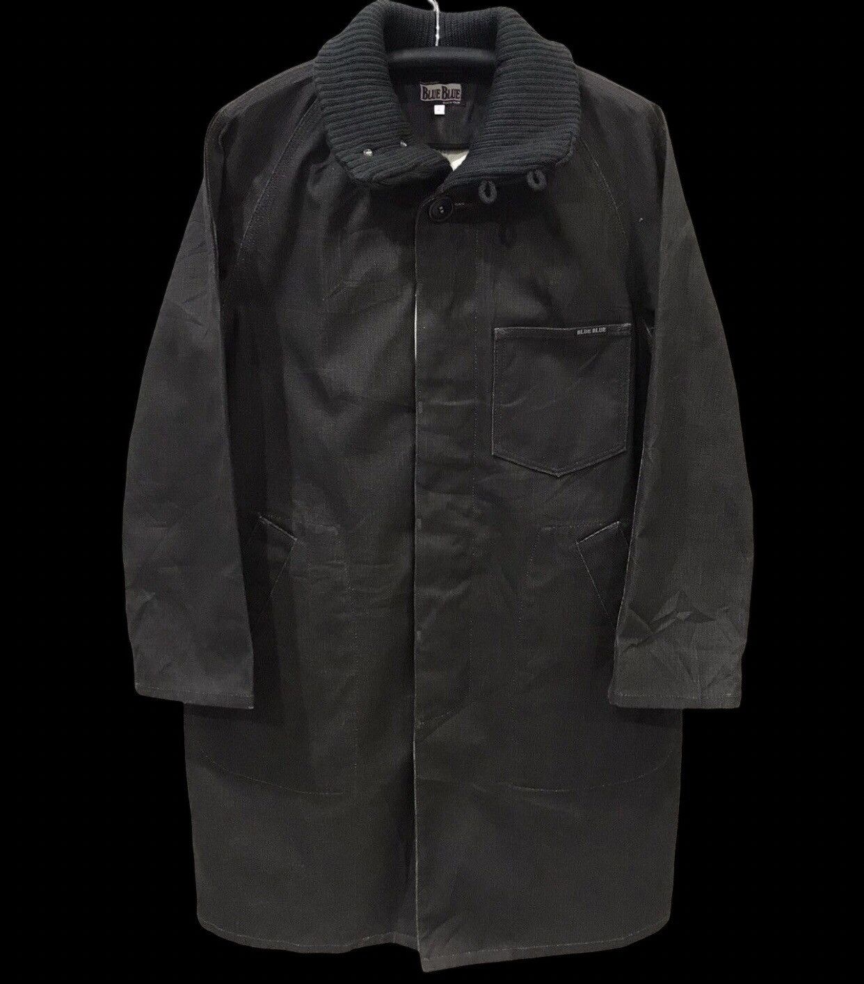Blue Blue Japan BLUE BLUE Japan Stylish Denim Workwear Overcoat Size US M / EU 48-50 / 2 - 1 Thumbnail