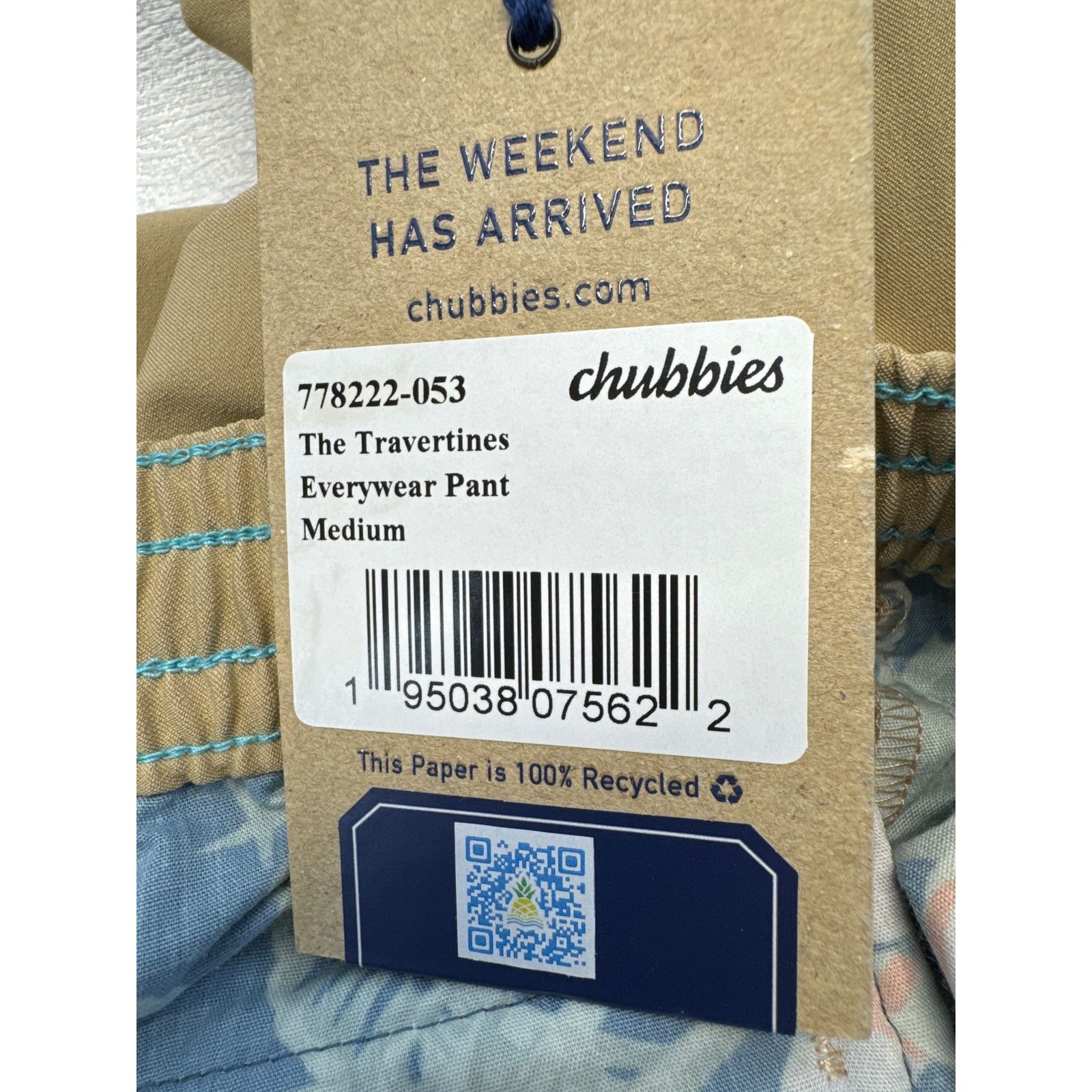 Chubbies Chubbies NWT Khaki “The Travertines” Everywear Pant men sz M Size US 32 / EU 48 - 9 Thumbnail