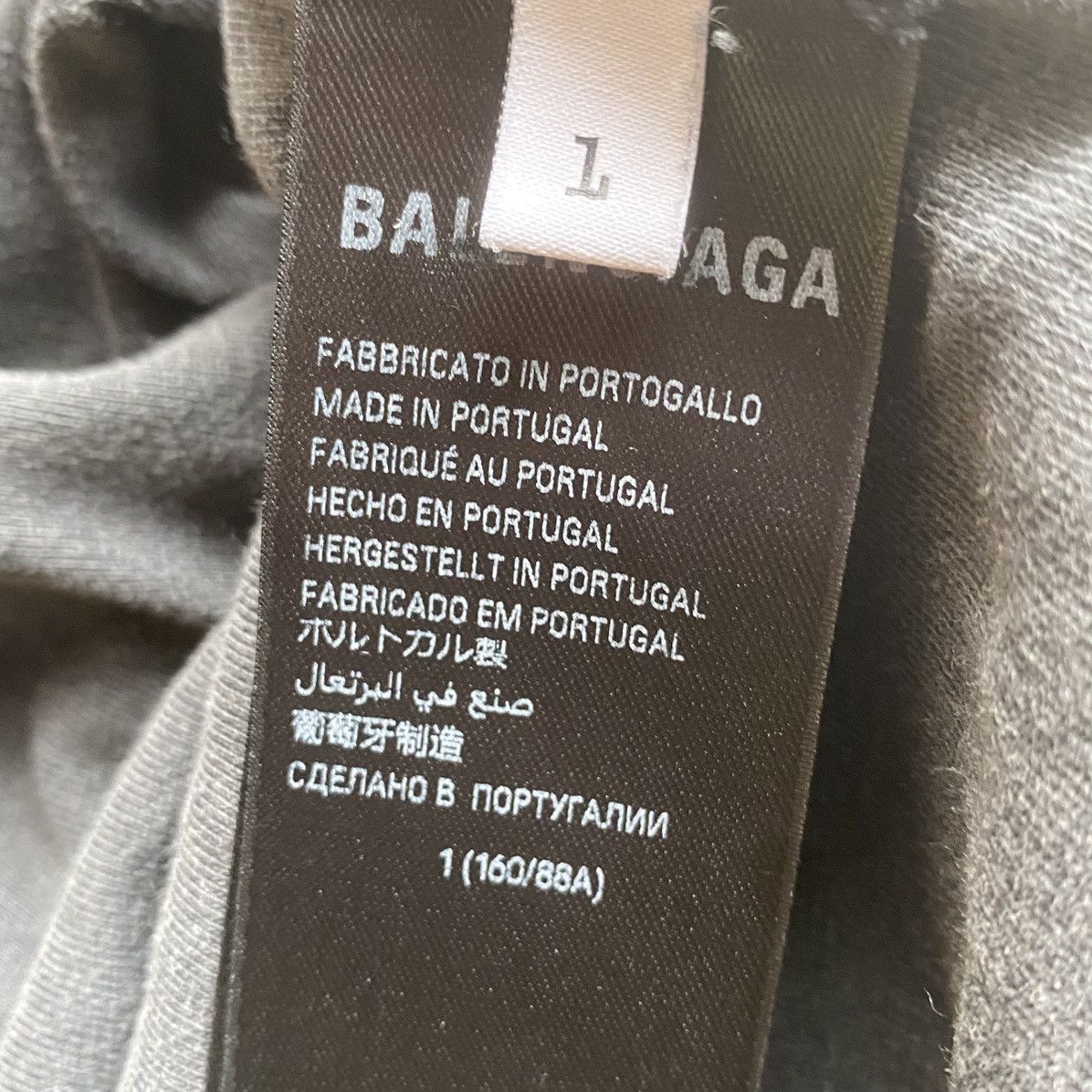 Balenciaga Metal Head Inside Out Oversize T Shirt Size US L / EU 52-54 / 3 - 6 Thumbnail
