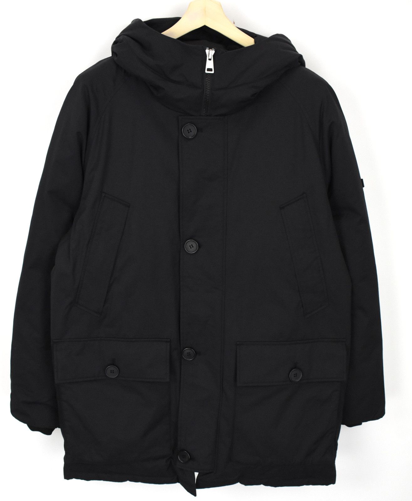 Sandro SANDRO Polar New Jacket Men's LARGE Hooded Down Padded Size US L / EU 52-54 / 3 - 1 Thumbnail