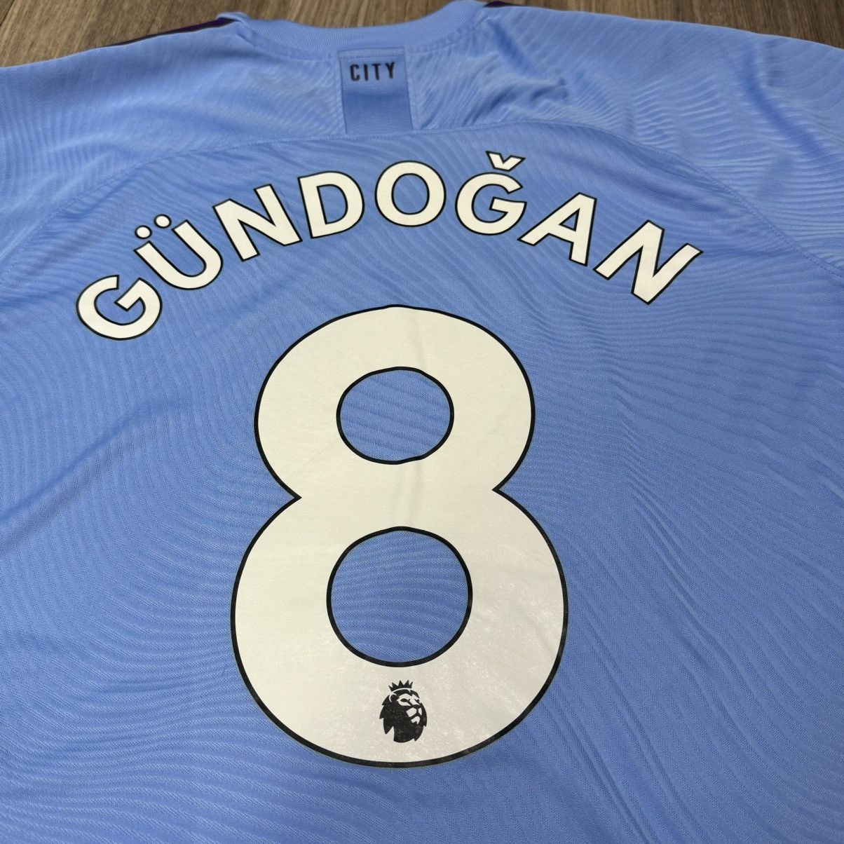 Puma Manchester City 19/20 Match issued home shirt #8 Gundogan Size US L / EU 52-54 / 3 - 5 Thumbnail